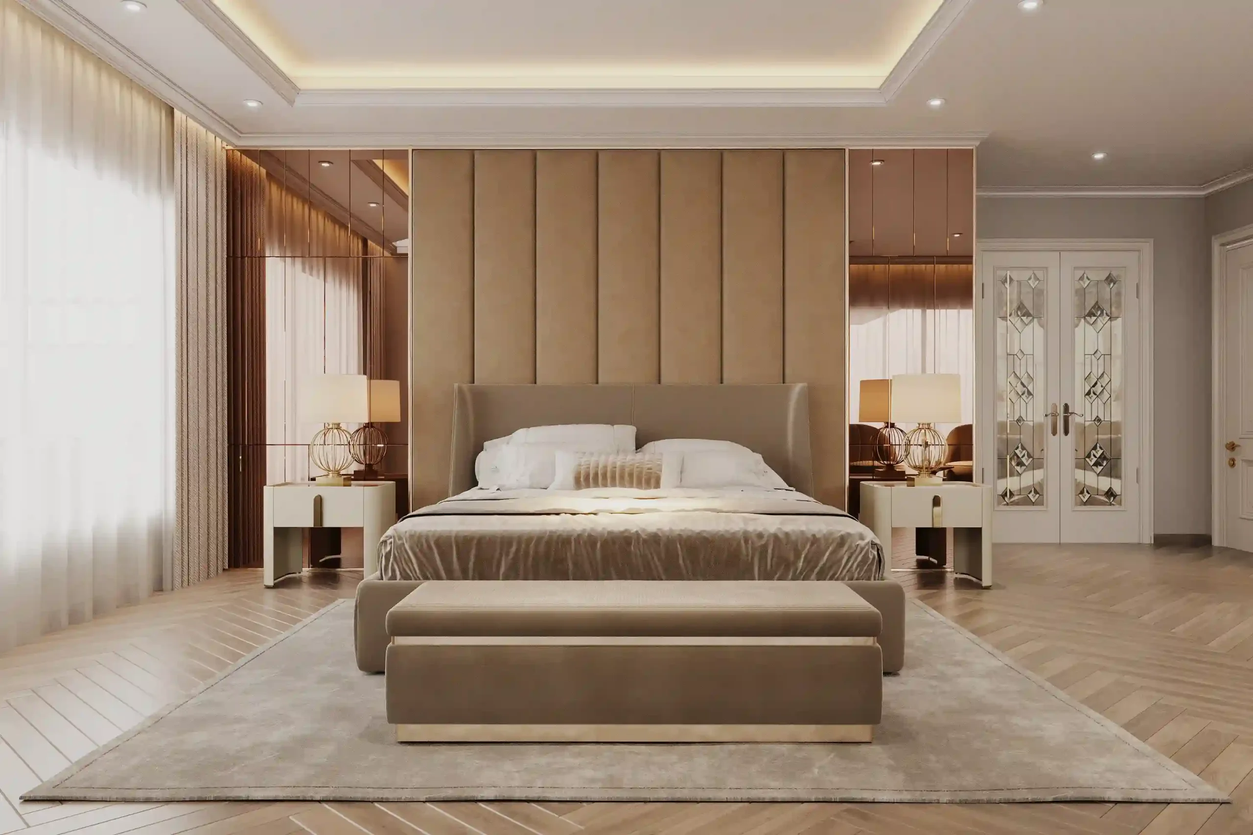 Dự án nhà phố anh Hưng - Hoàng Cầu - phòng ngủ master