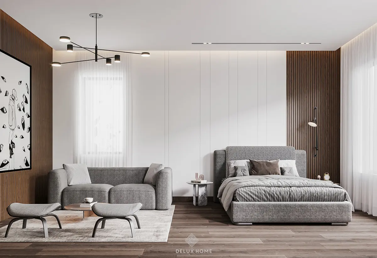 Dự án biệt thự Hoàng Mai - phòng ngủ