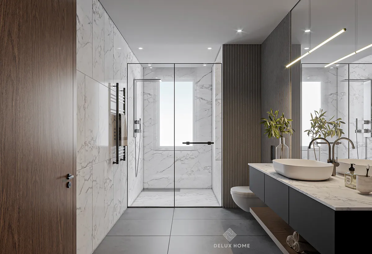 Dự án biệt thự Hoàng Mai - phòng tắm
