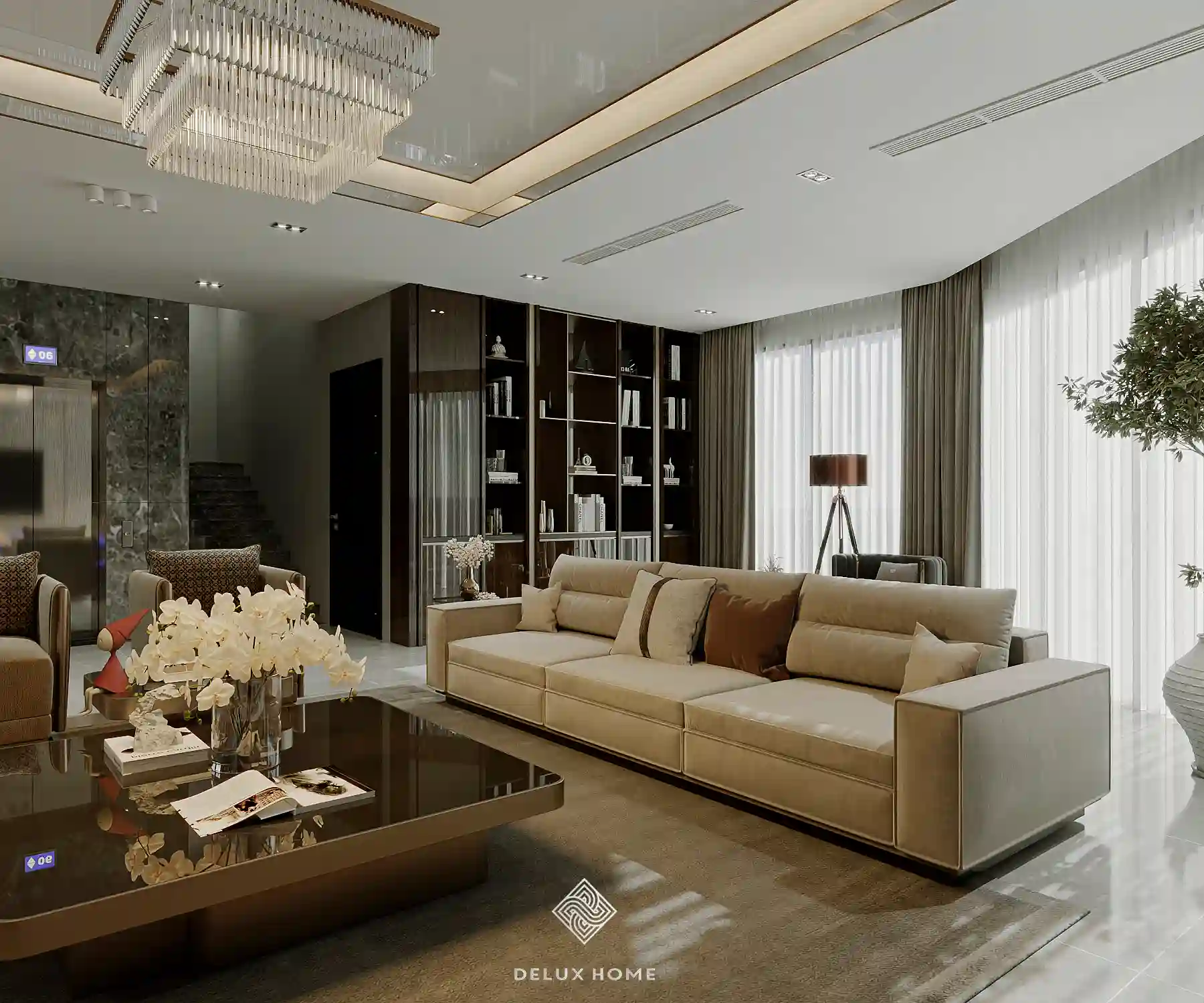 Dự án biệt thự Thái Bình - phòng khách