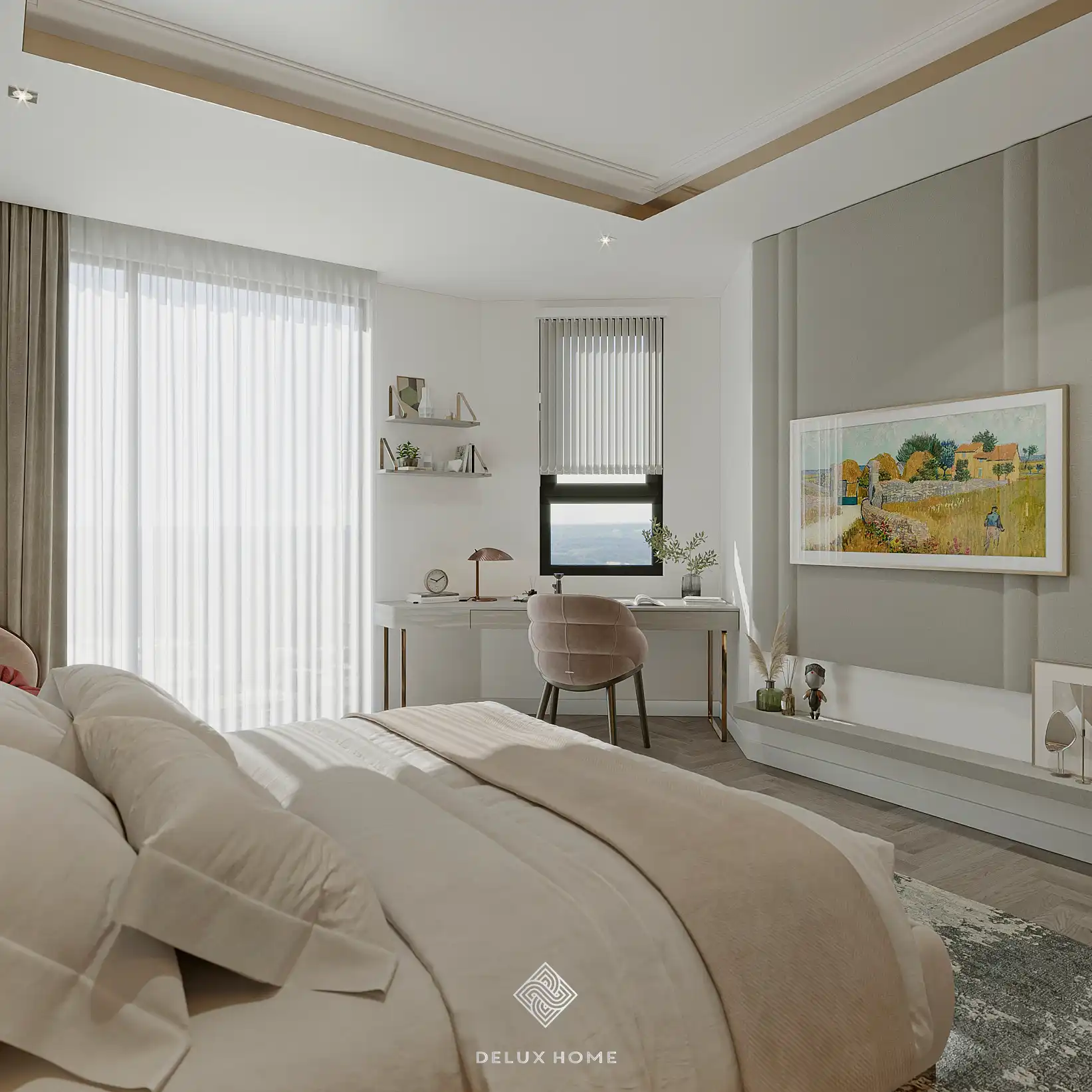 Dự án biệt thự thái bình - phòng ngủ