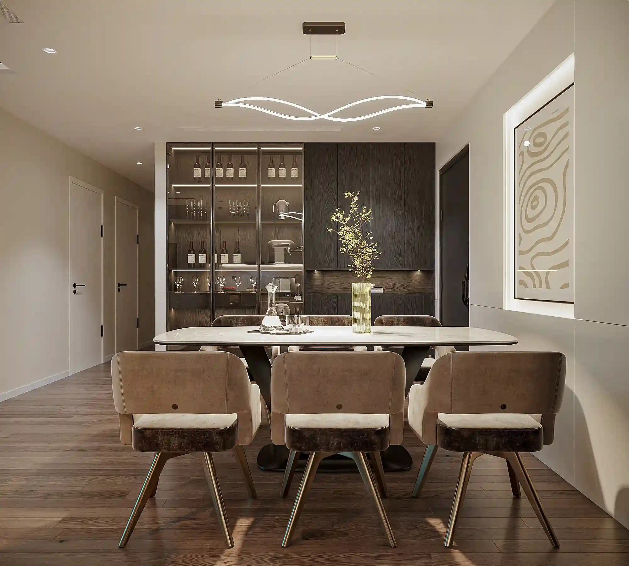 Dự án chung cư Hoàng Thành Pearl - phòng bếp