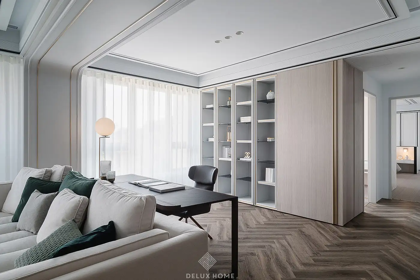 Dự án thi công chung cư metropolis - chị thu - phòng khách