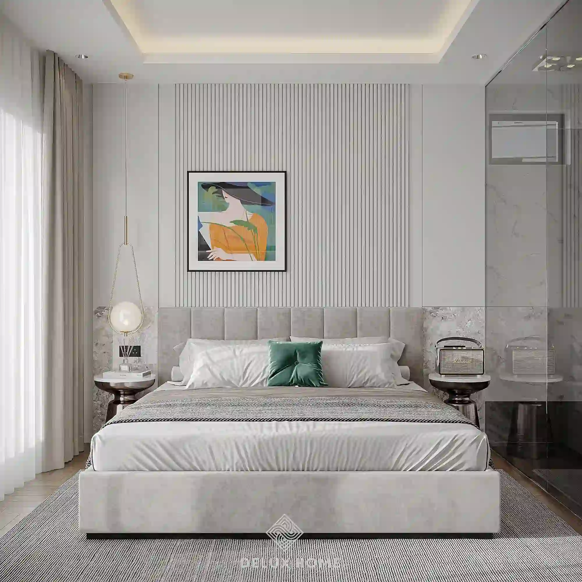 Dự án nhà phố Hoàng Mai - anh Quang - phòng ngủ con gái