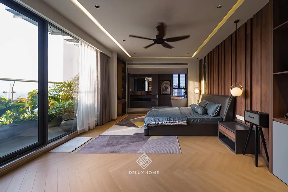 Dự án thi công biệt thự duplex the pride - anh dũng - phòng ngủ con trai