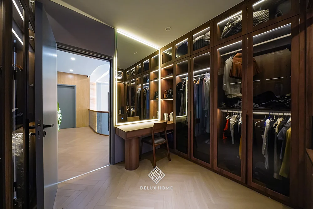 Dự án thi công biệt thự duplex the pride - anh dũng - phòng ngủ ba mẹ