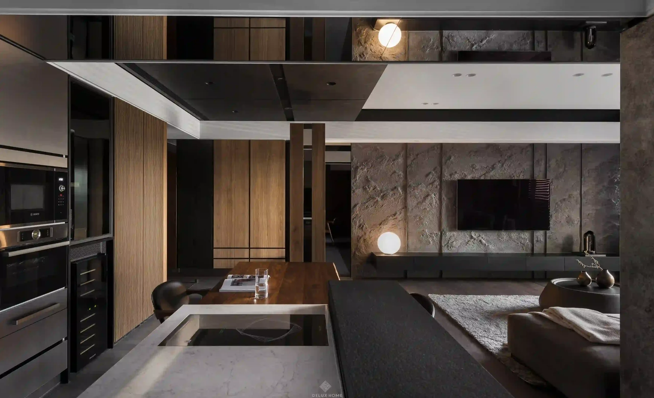 Dự án thi công chung cư Metropolis - chị Lan - phòng bếp