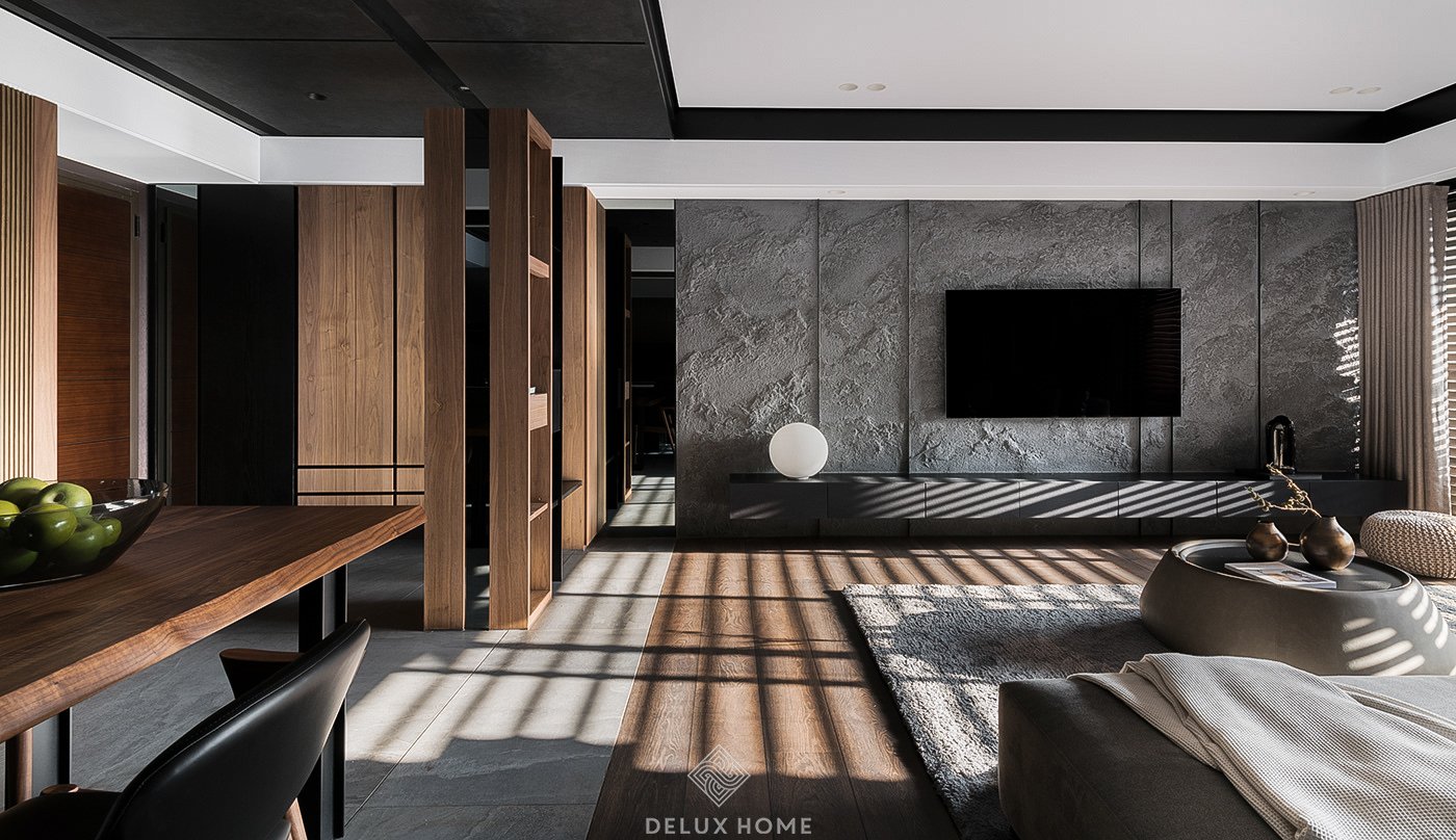 Dự án thi công chung cư Metropolis phòng khách 1