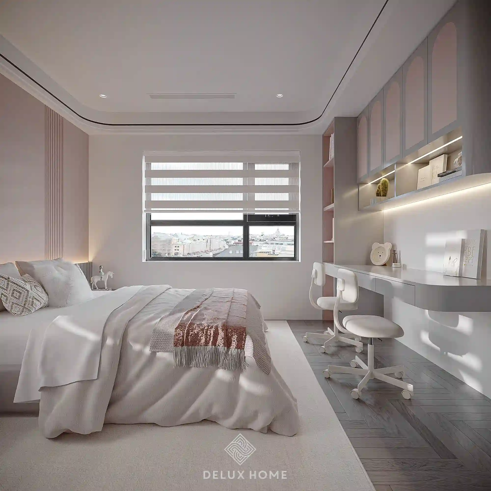 Thiết kế nhà 80m2 3 phòng ngủ
