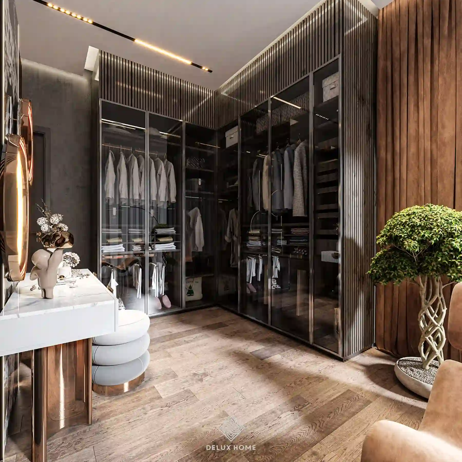 Dự án biệt thự seren Villa - Anh Hùng - phòng thay đồ