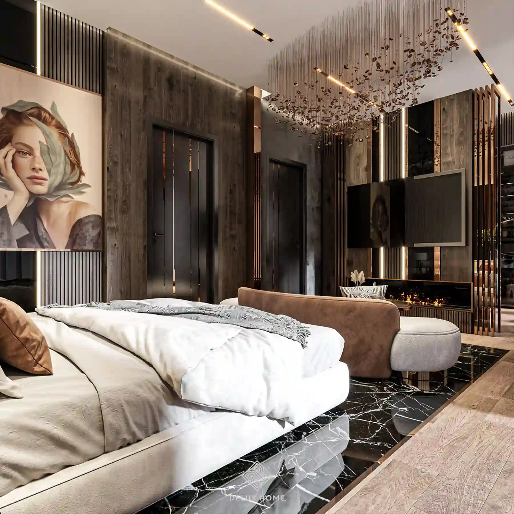 Dự án biệt thự seren Villa - Anh Hùng - phòng ngủ