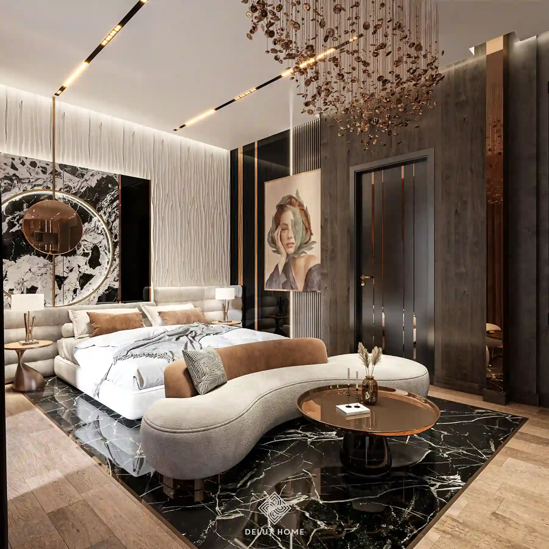 Dự án biệt thự seren Villa - Anh Hùng - phòng ngủ