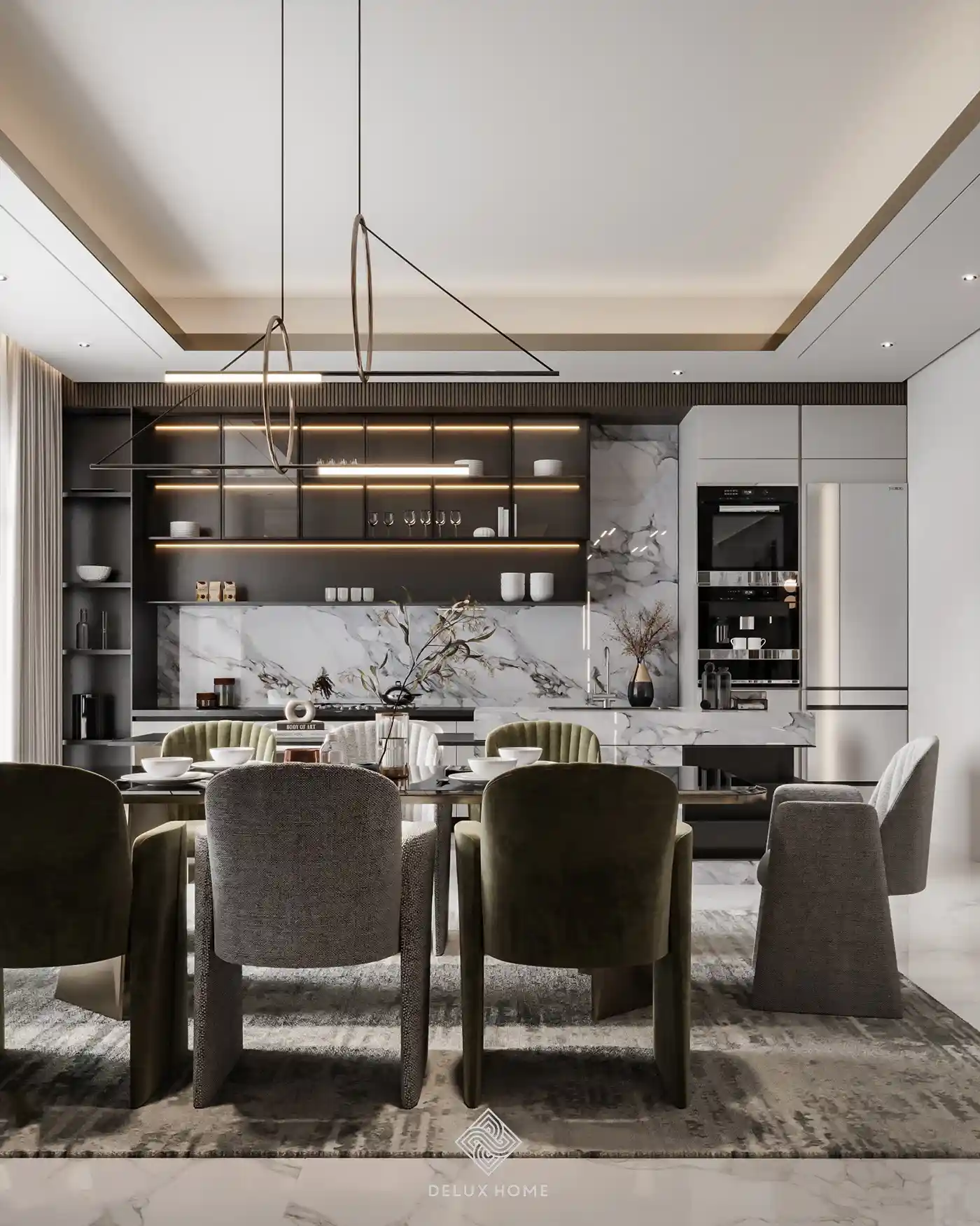 Dự án biệt thự Villa Ciputra - ông Thanh - phòng bếp