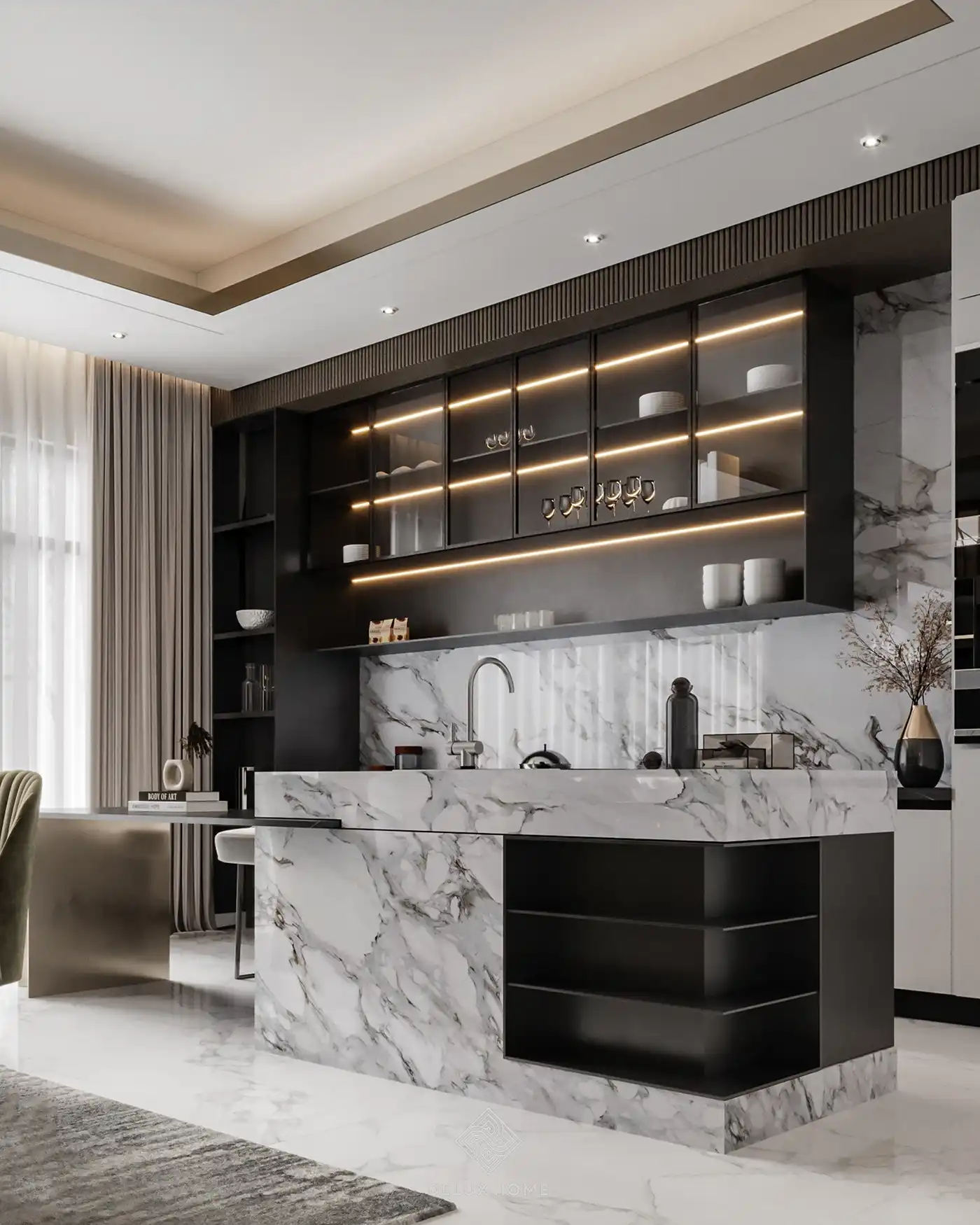 Dự án biệt thự Villa Ciputra - ông Thanh - phòng bếp