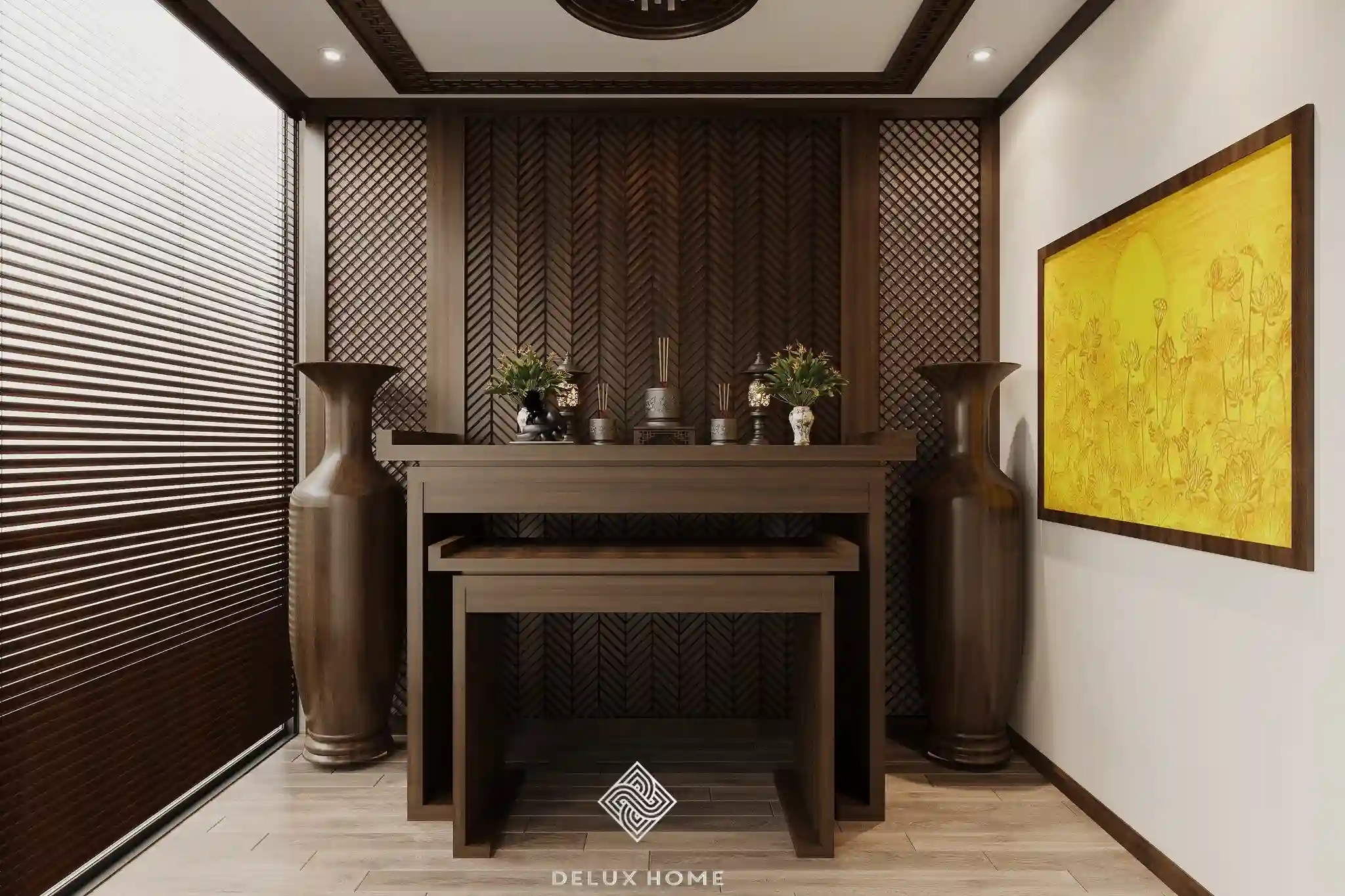 Dự án nhà phố Sơn Tây - Anh Long - phòng thờ