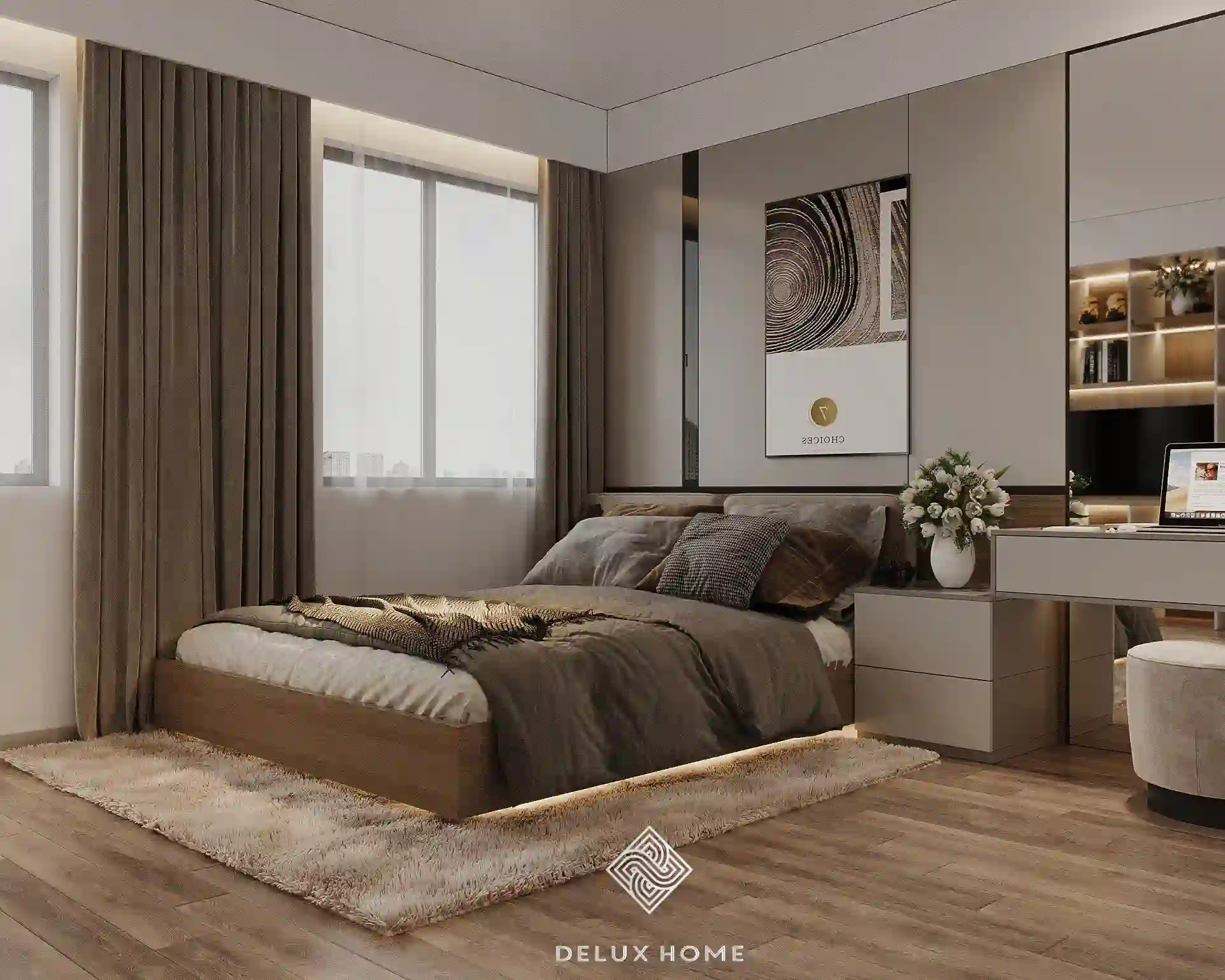 Dự án nhà phố Sơn Tây - Anh Long - phòng ngủ con trai