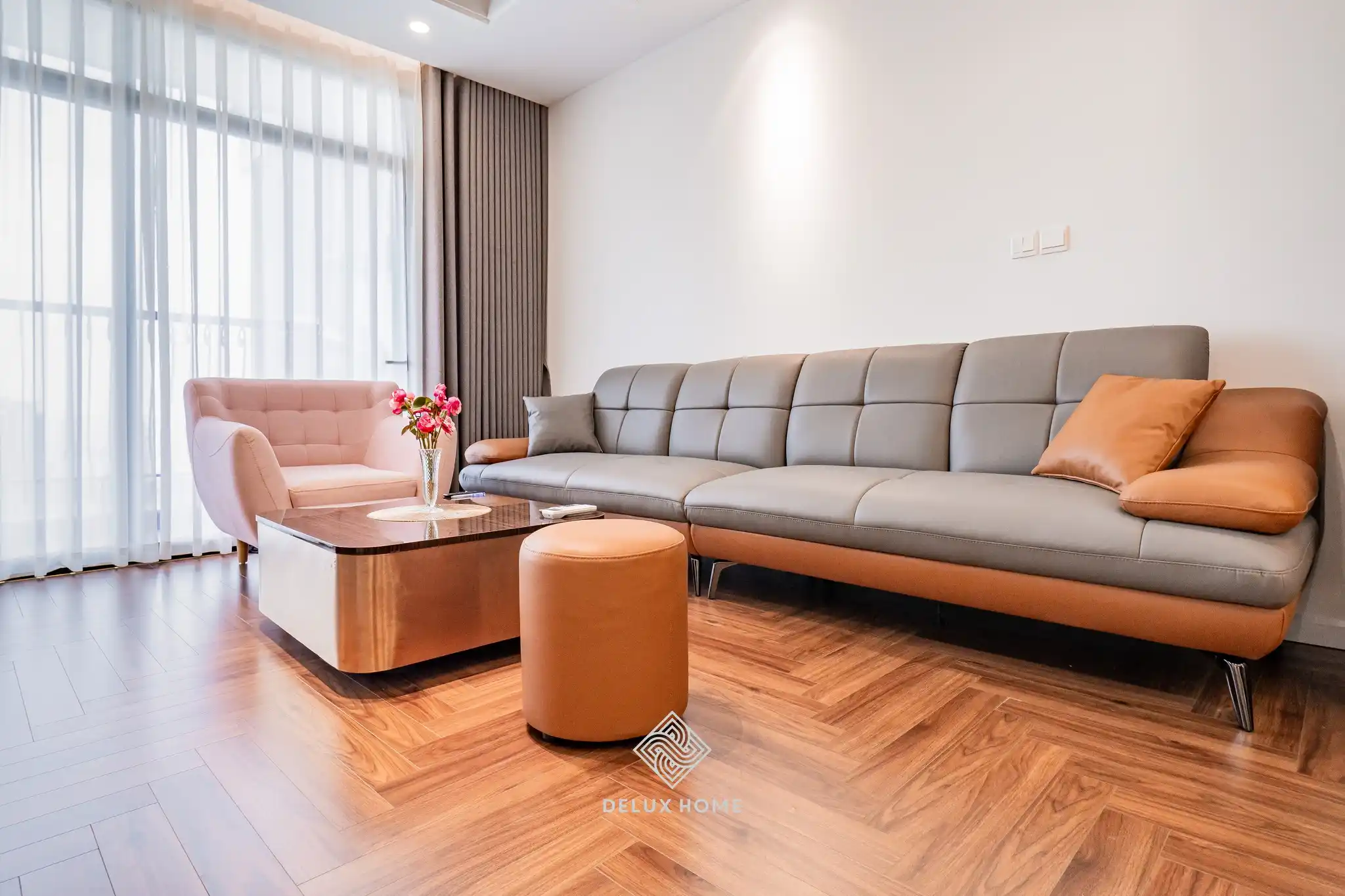 Dự án thi công chung cư Hateco Laroma - phòng khách
