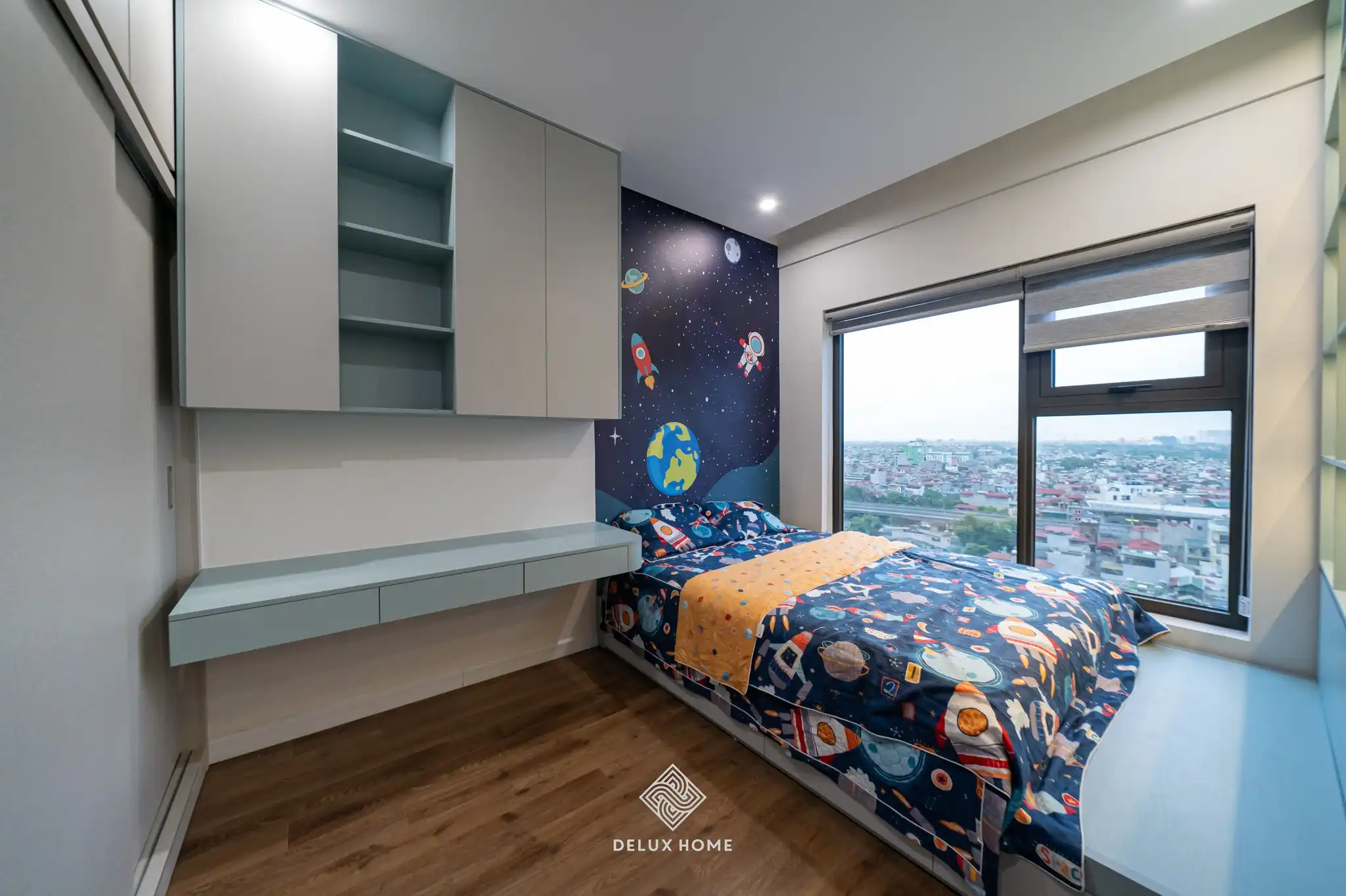 Dự án thi công chung cư Hoàng Thành Pearl - phòng ngủ con trai