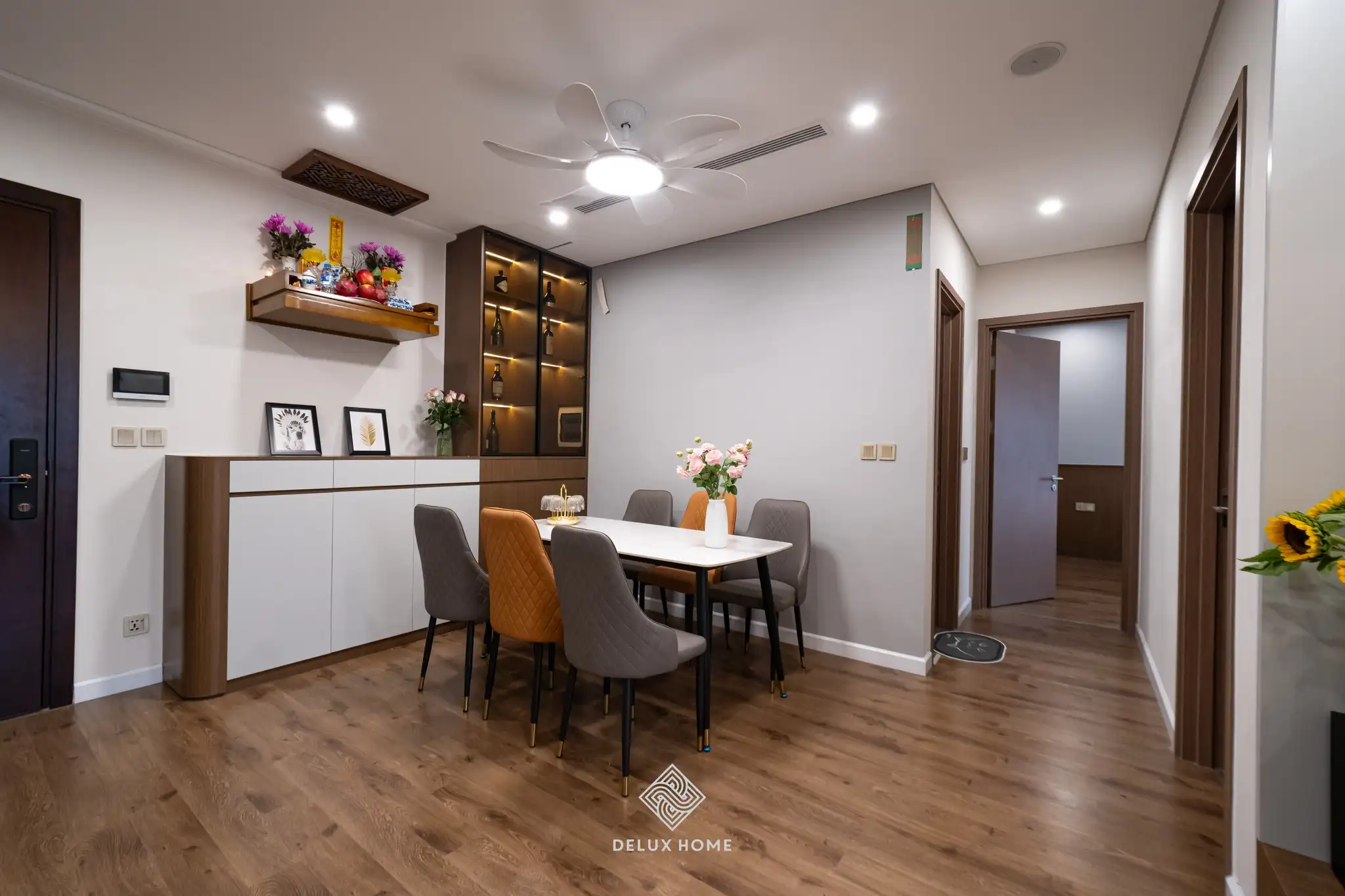 Dự án thi công chung cư Hoàng Thành Pearl - phòng bếp