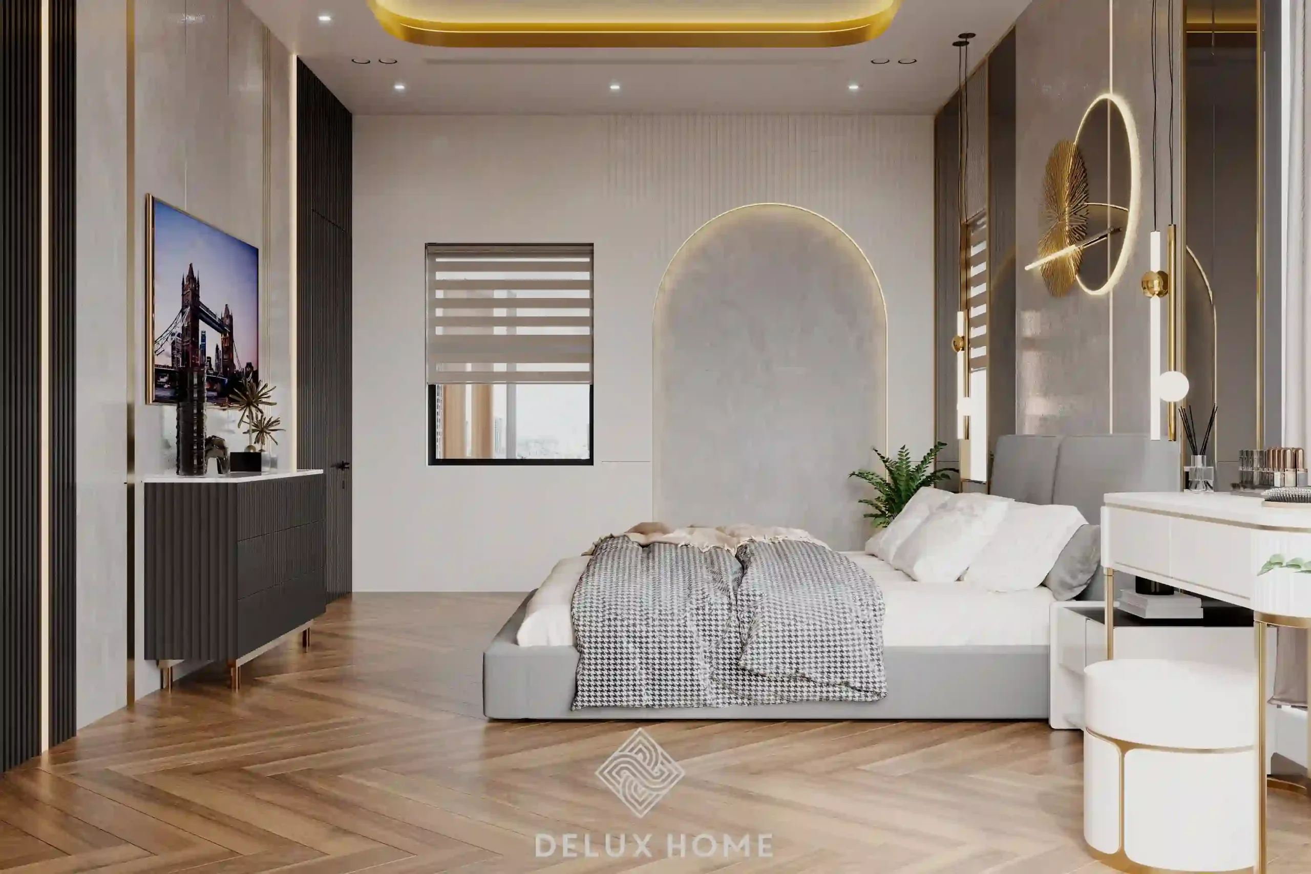 Dự án thi công nhà phố Mê Linh - Chị Hạnh - Phòng ngủ nhỏ