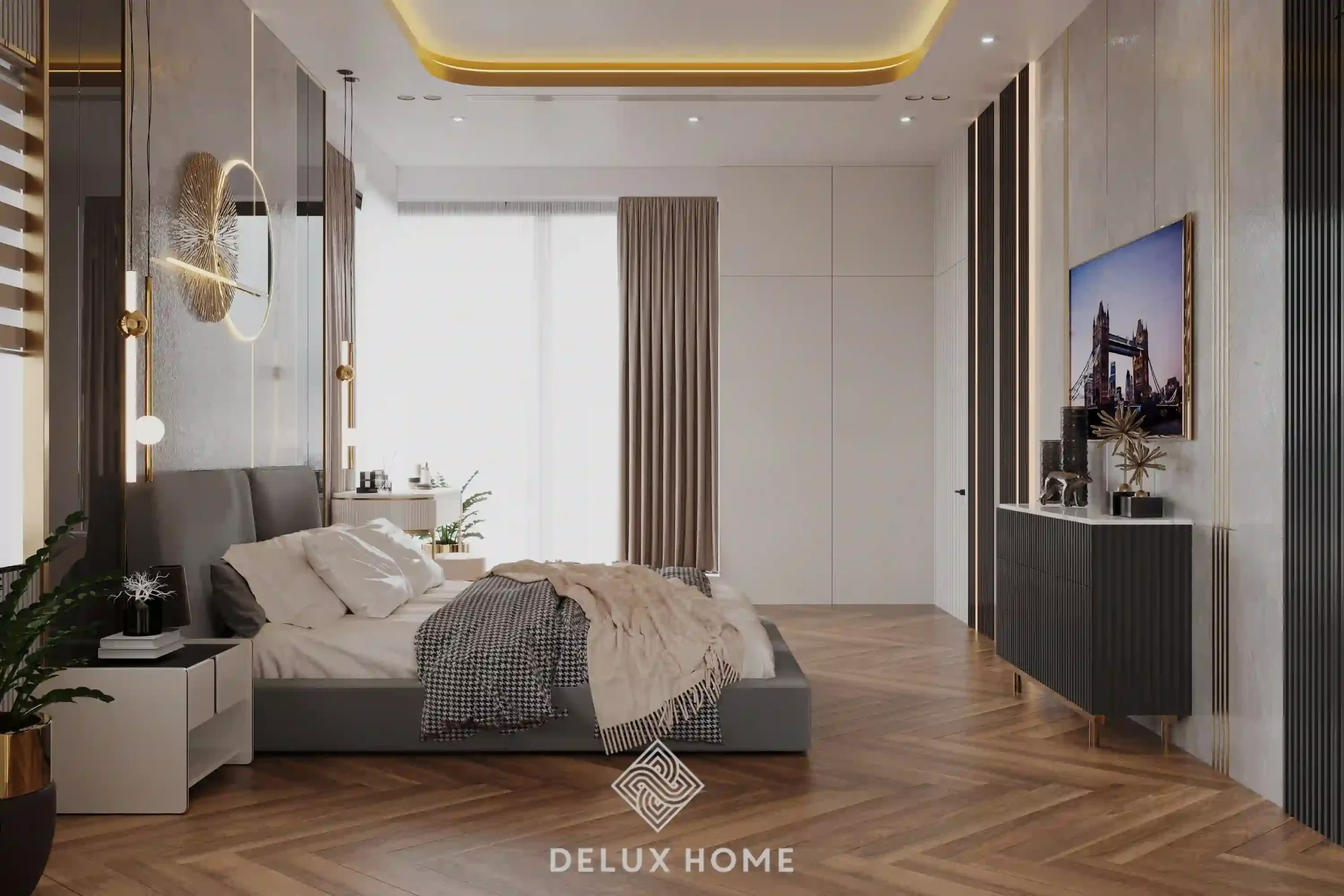 Dự án thi công nhà phố Mê Linh - Chị Hạnh - Phòng ngủ nhỏ