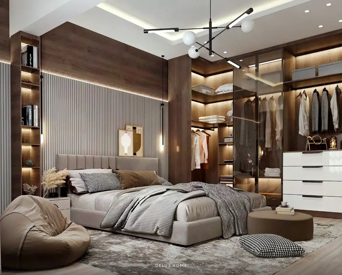 Dự án biệt thư Vinhome Green Bay - Chị Lan - phòng ngủ