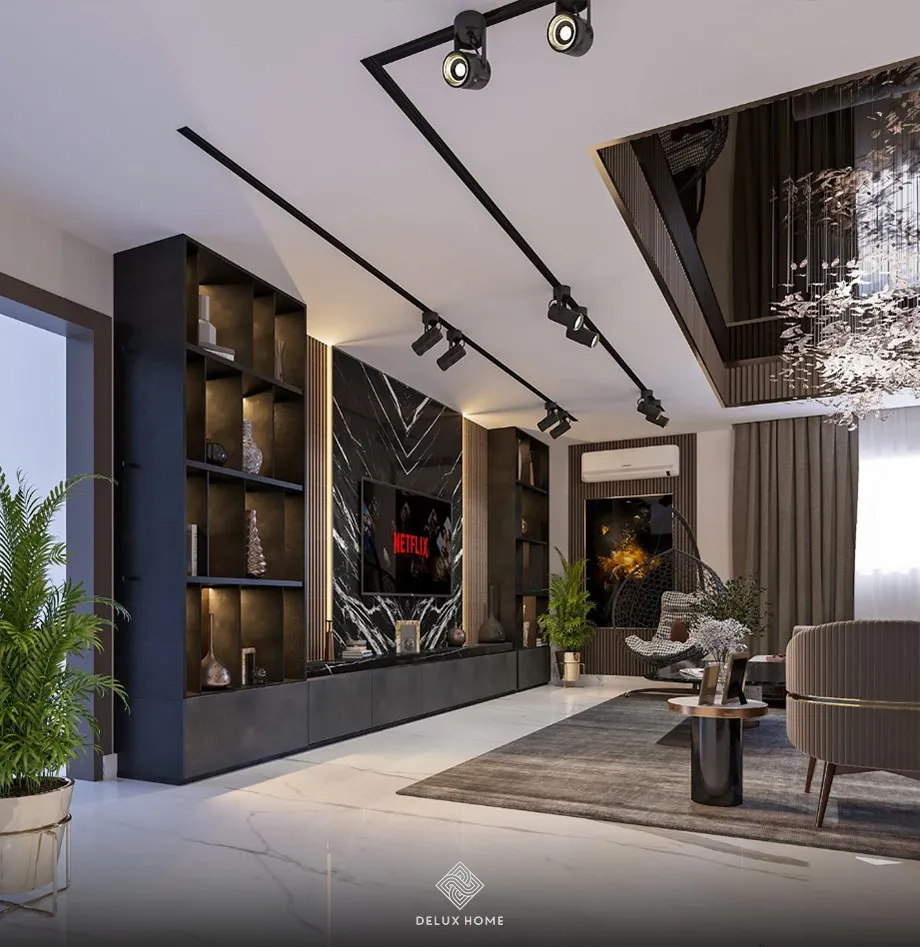 Dự án biệt thư Vinhome Green Bay - Chị Lan - phòng khách