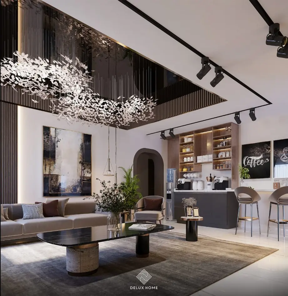 Dự án biệt thư Vinhome Green Bay - Chị Lan - phòng khách