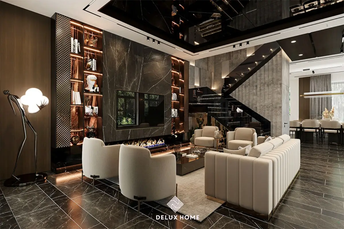 Thiết kế nội thất nhà phố 4 tầng