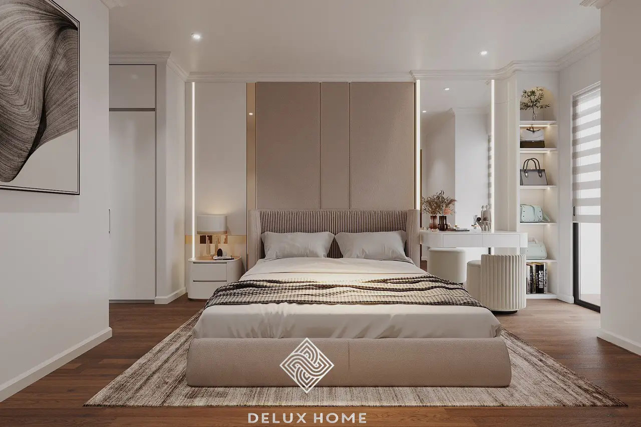 Dự án chung cư GreenPark - chị Phương - phòng ngủ master
