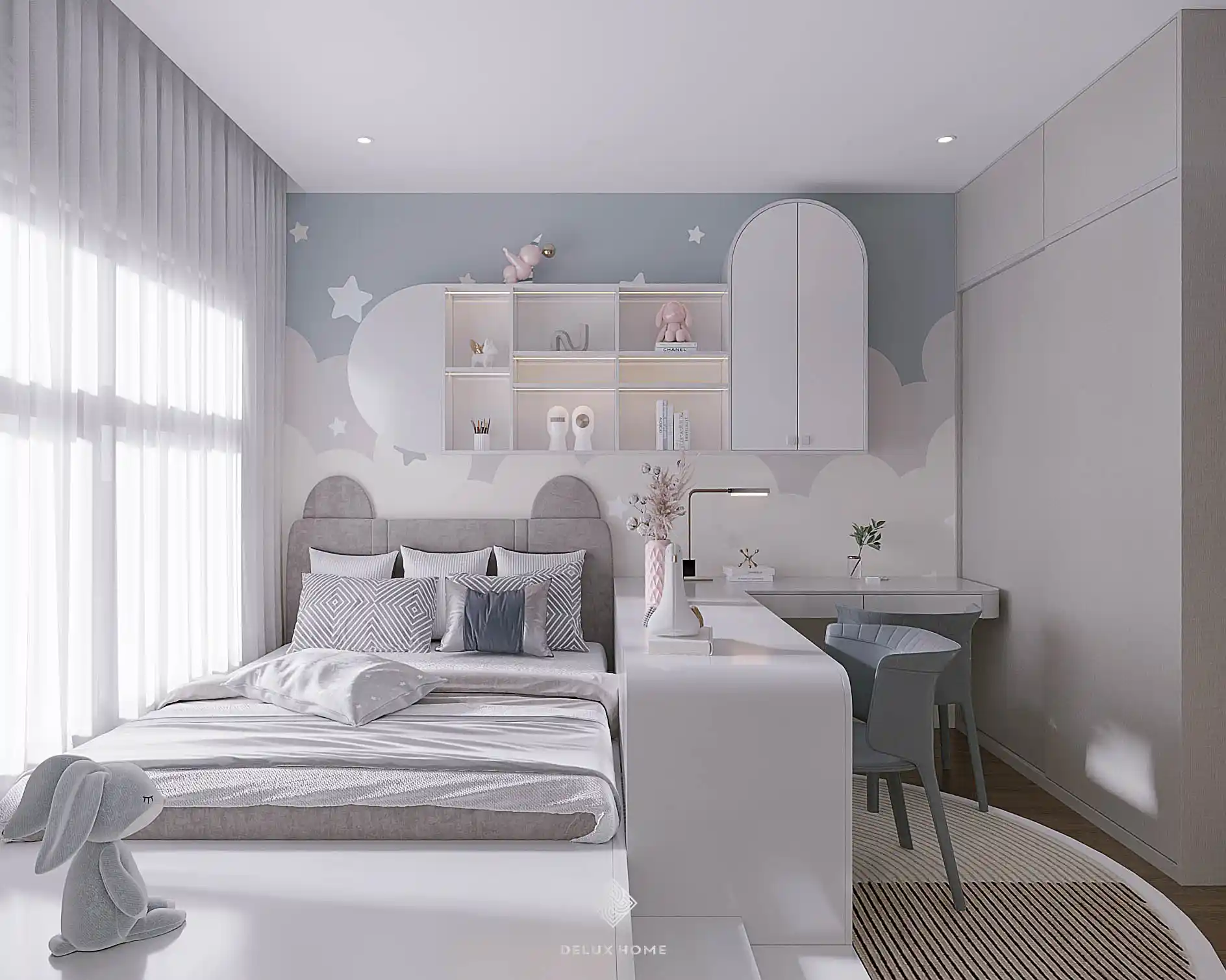 Dự án chung cư Hoàng Thành Pearl - chị Huyền - phòng ngủ con