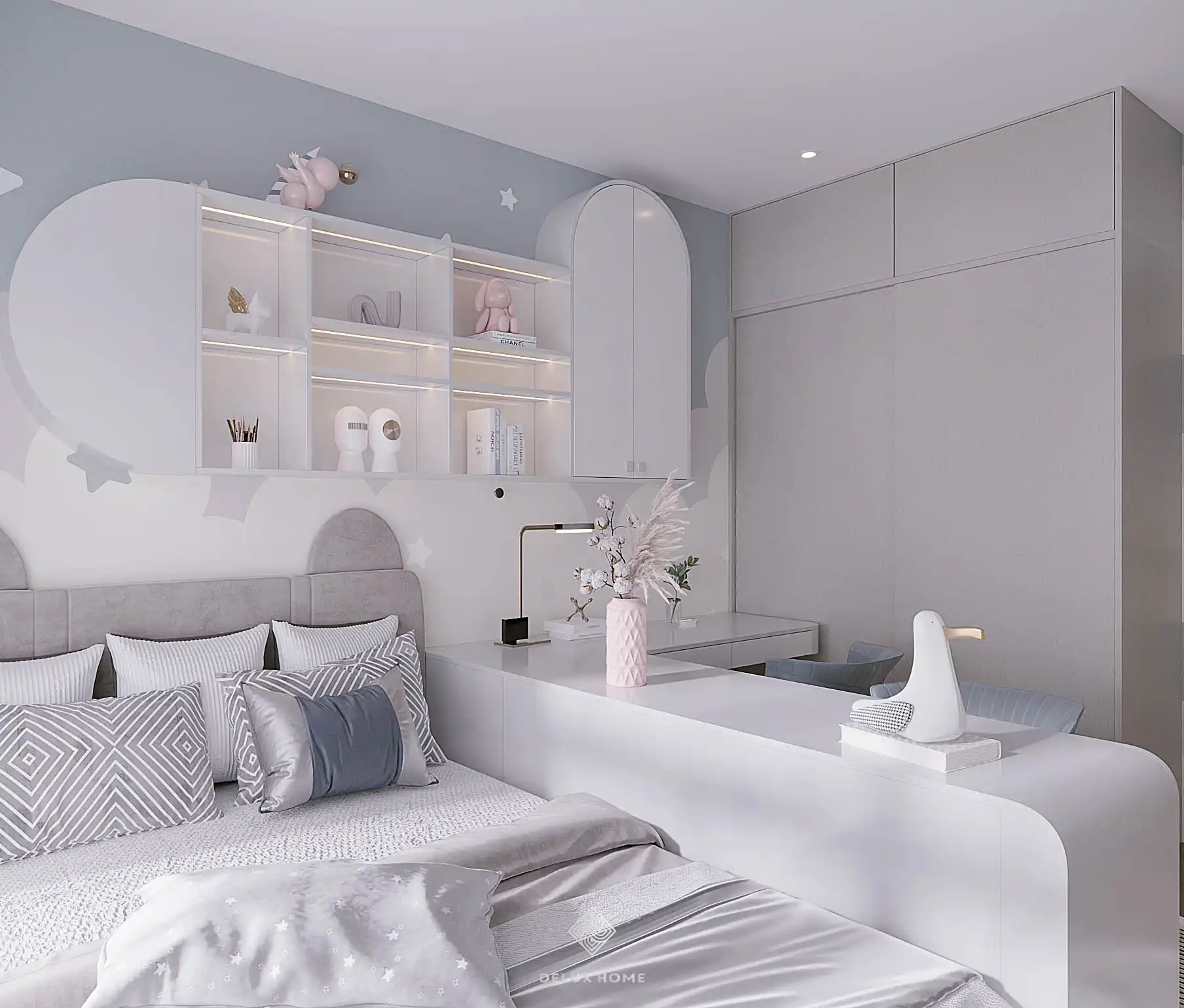 Dự án chung cư Hoàng Thành Pearl - chị Huyền - phòng ngủ con