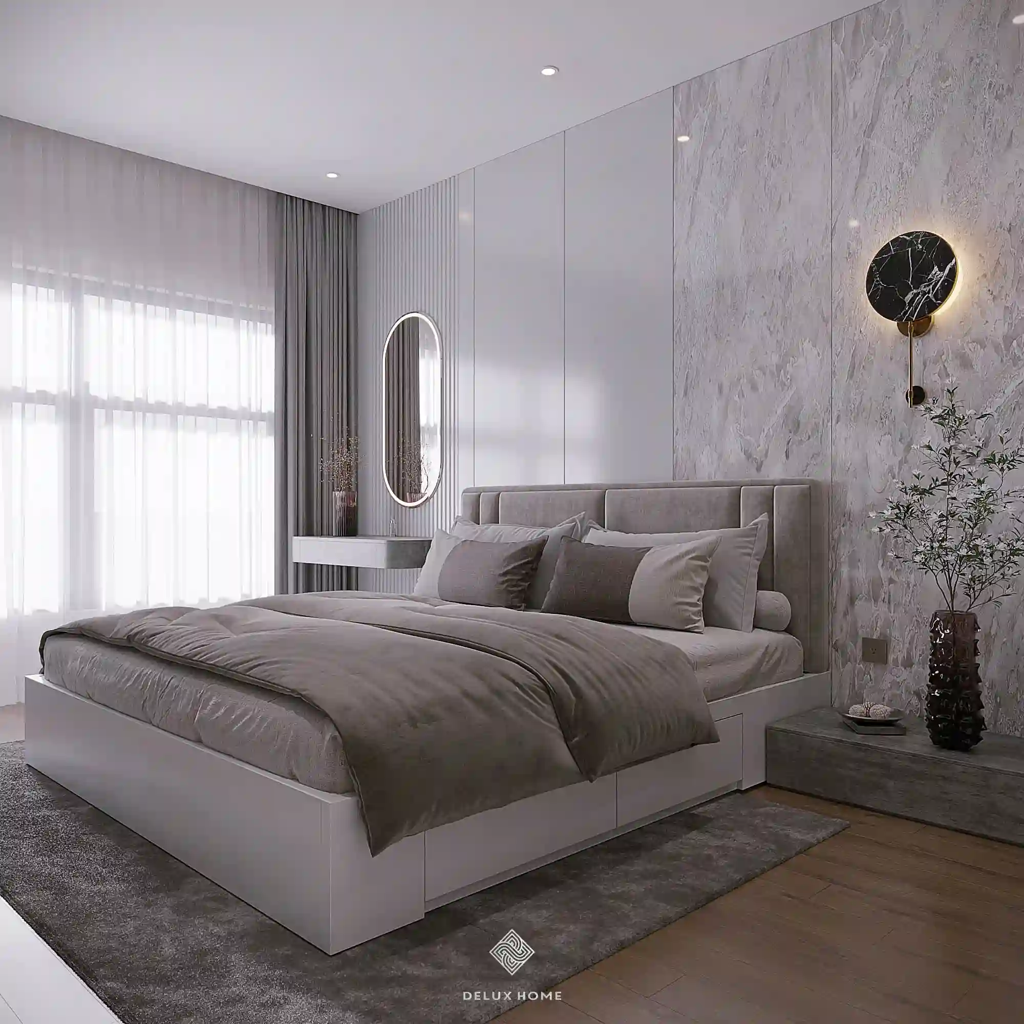 Dự án chung cư Hoàng Thành Pearl - chị Huyền - phòng ngủ master