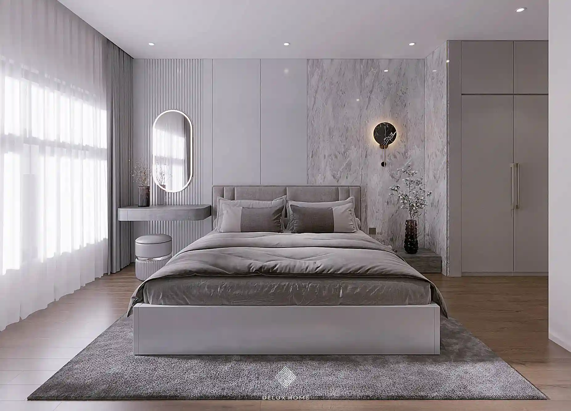 Dự án chung cư Hoàng Thành Pearl - chị Huyền - phòng ngủ master