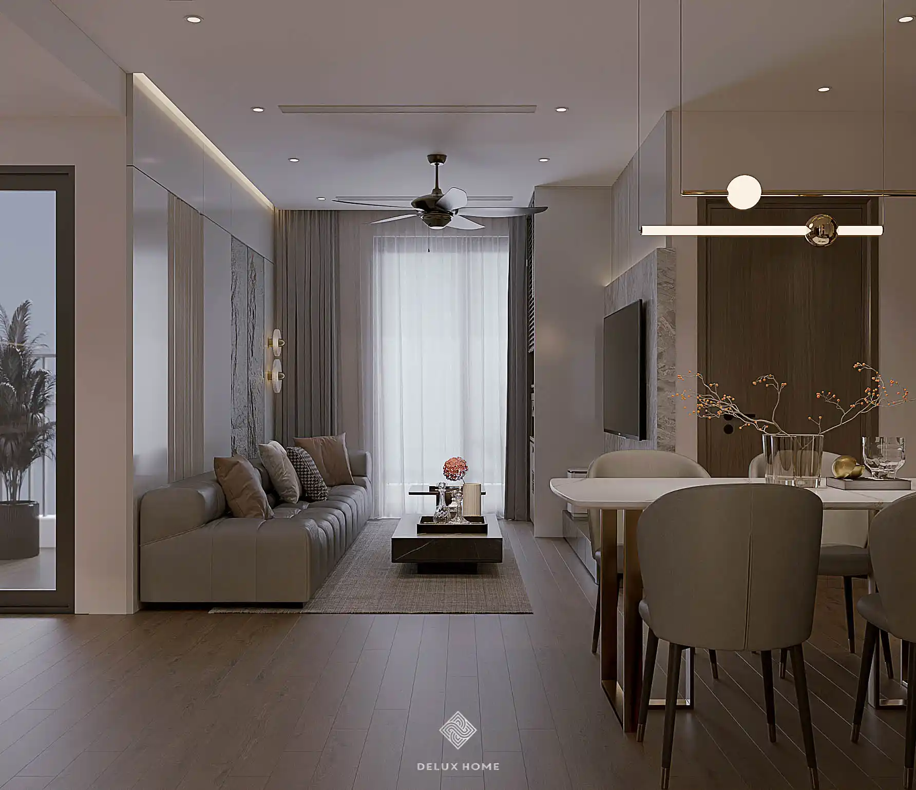 Dự án chung cư Hoàng Thành Pearl - chị Huyền - phòng bếp