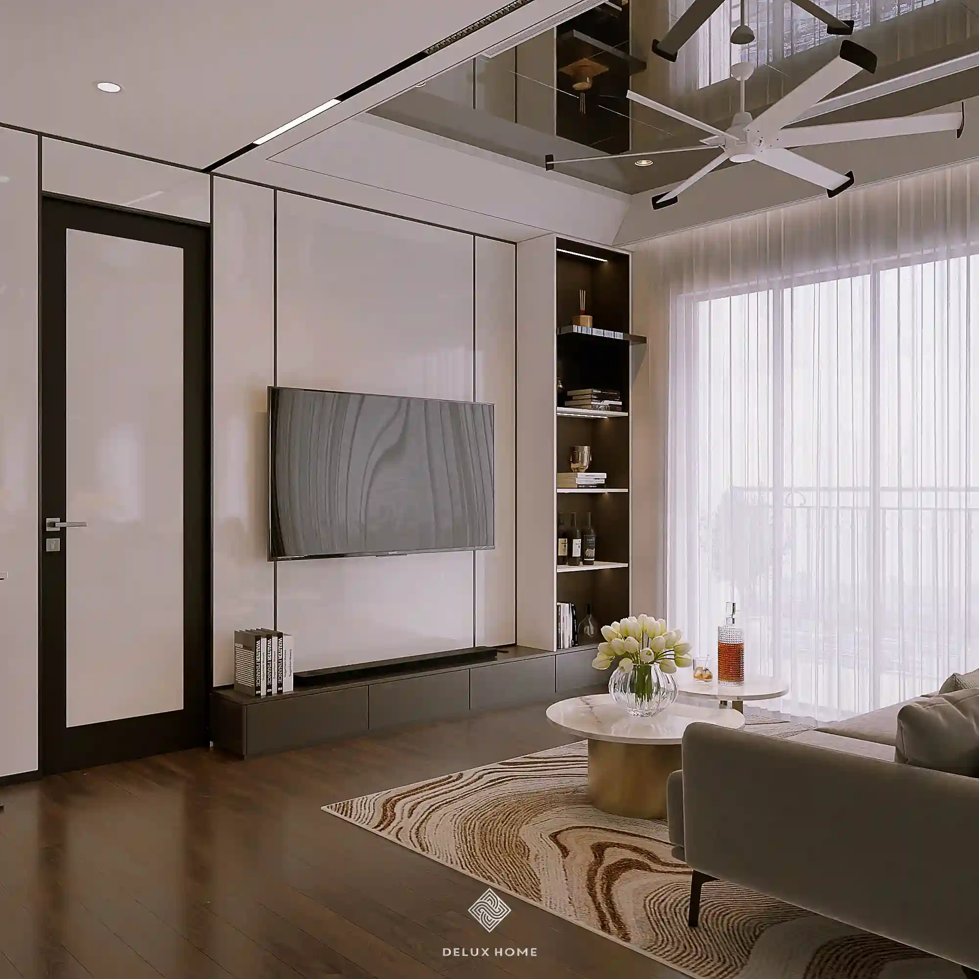 Dự án chung cư Masteri West Heights - chị Nghi - phòng khách