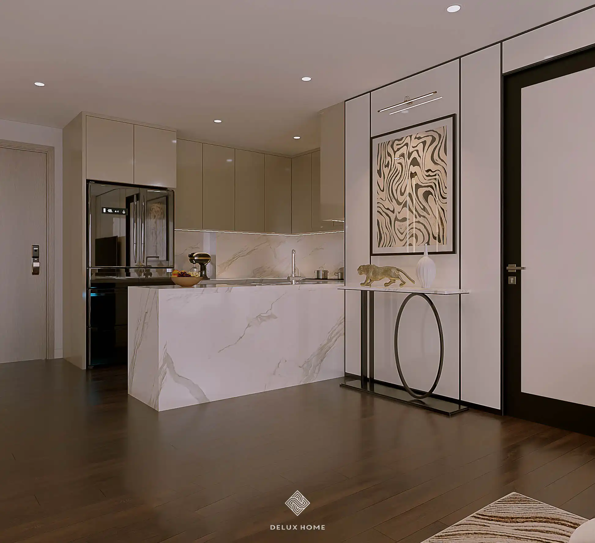 Dự án chung cư Masteri West Heights - chị Nghi - phòng bếp