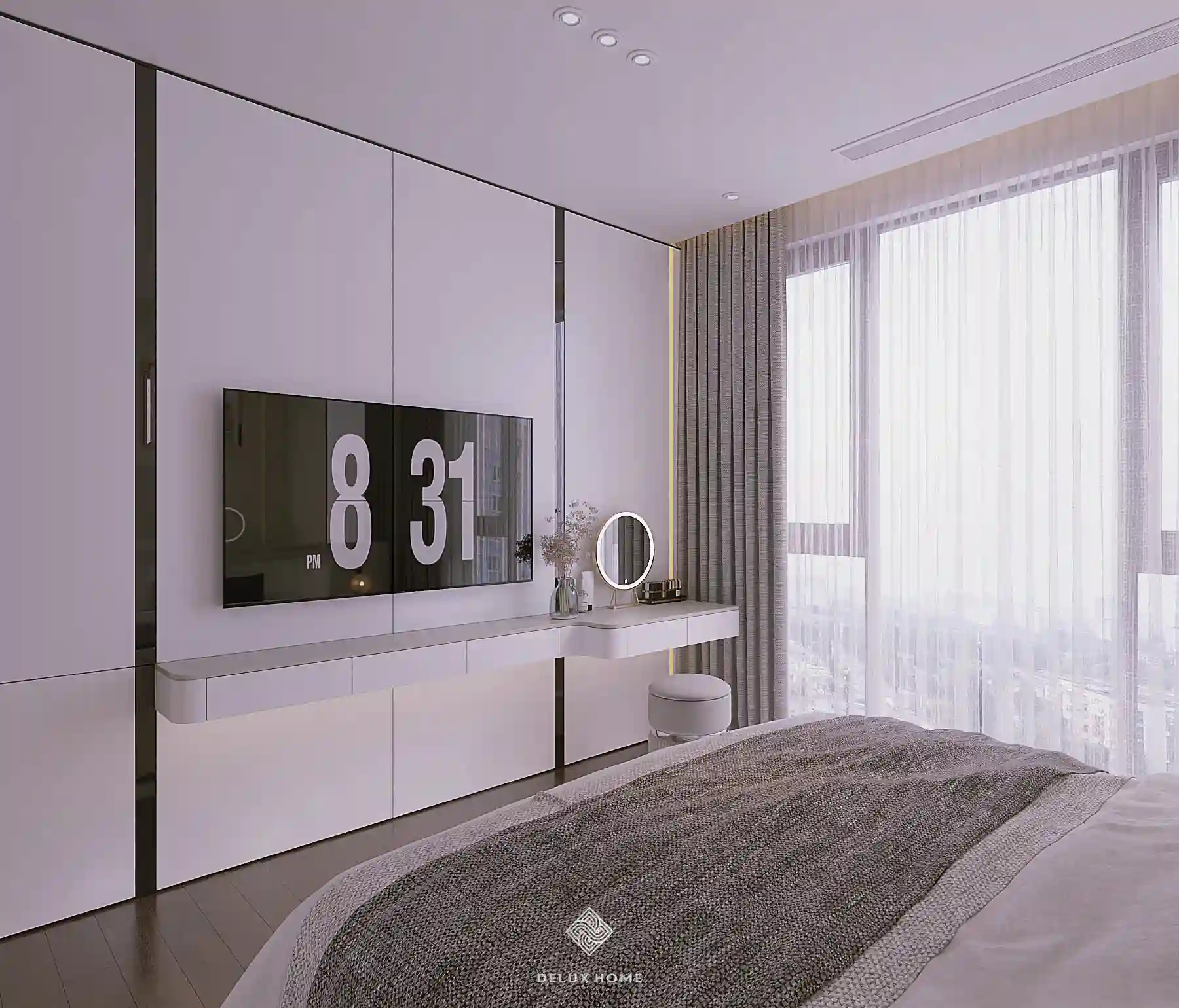 Dự án chung cư Masteri West Heights - chị Nghi - phòng ngủ master