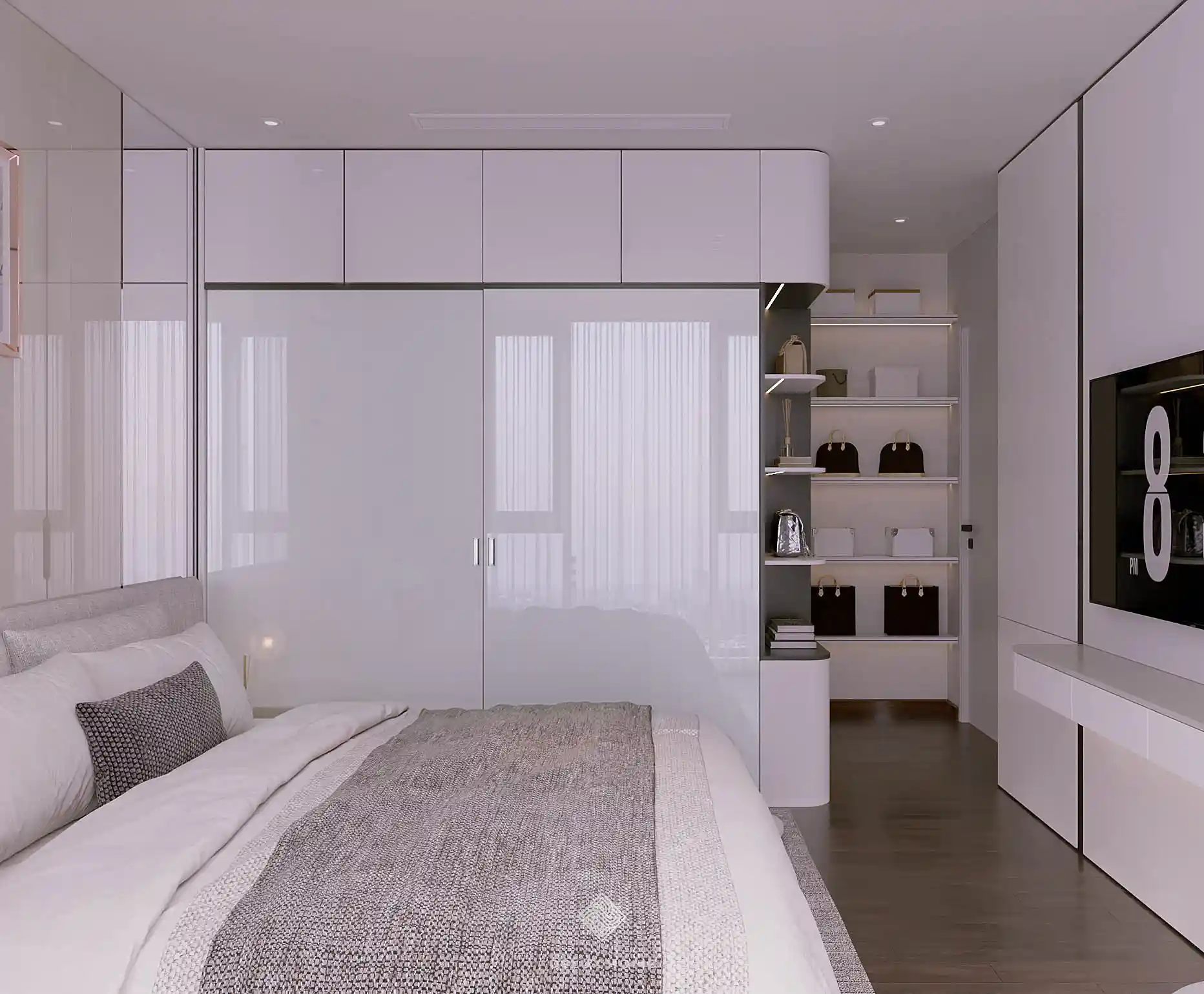 Dự án chung cư Masteri West Heights - chị Nghi - phòng ngủ master