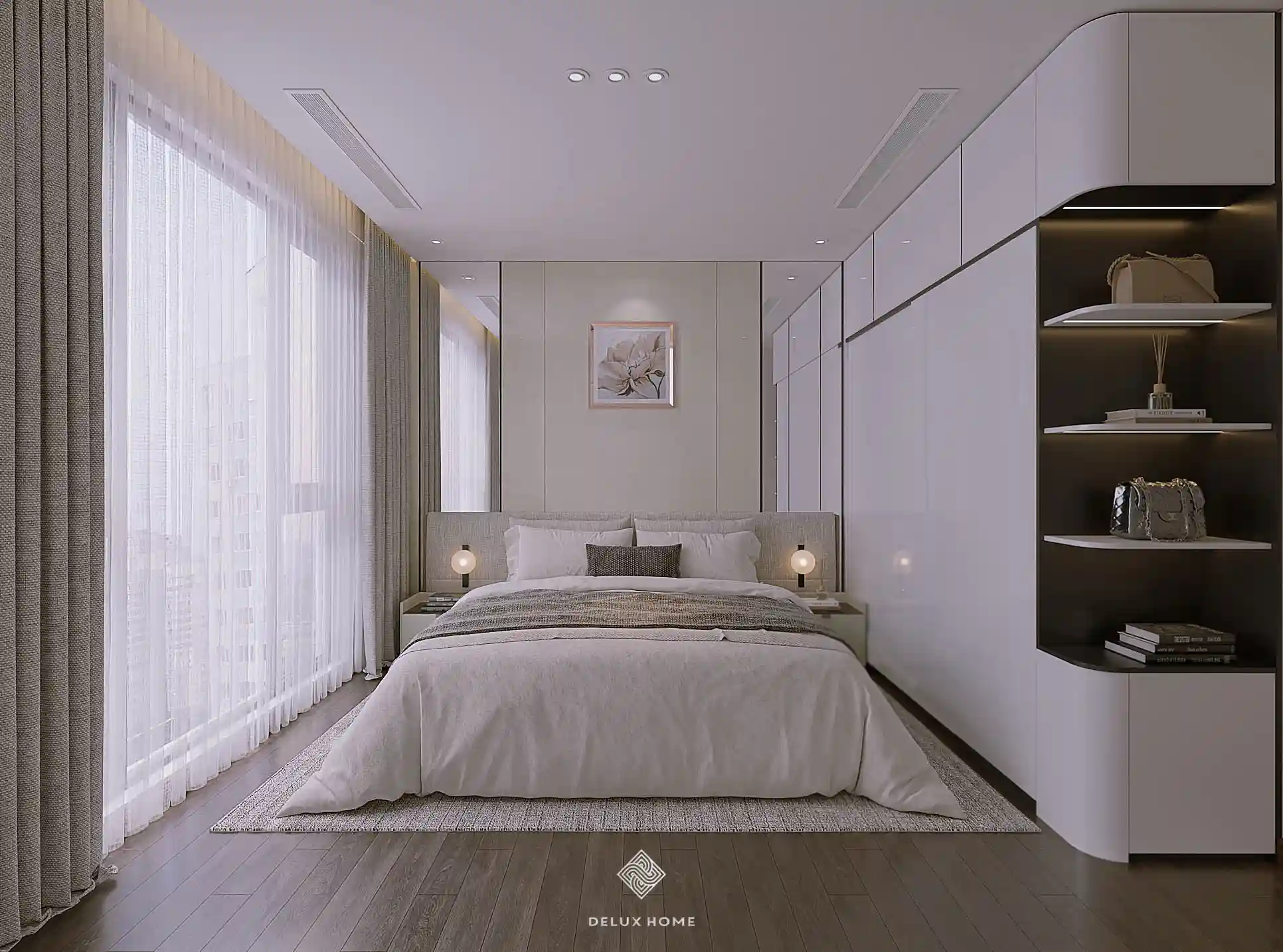 Dự án chung cư Masteri West Heights - chị Nghi - phòng ngủ master