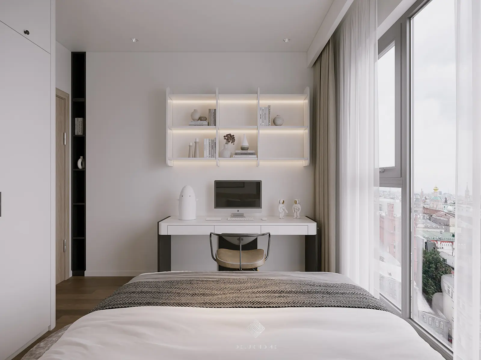 dự án chung cư Masteri West Heights - anh Đạt - phòng ngủ master