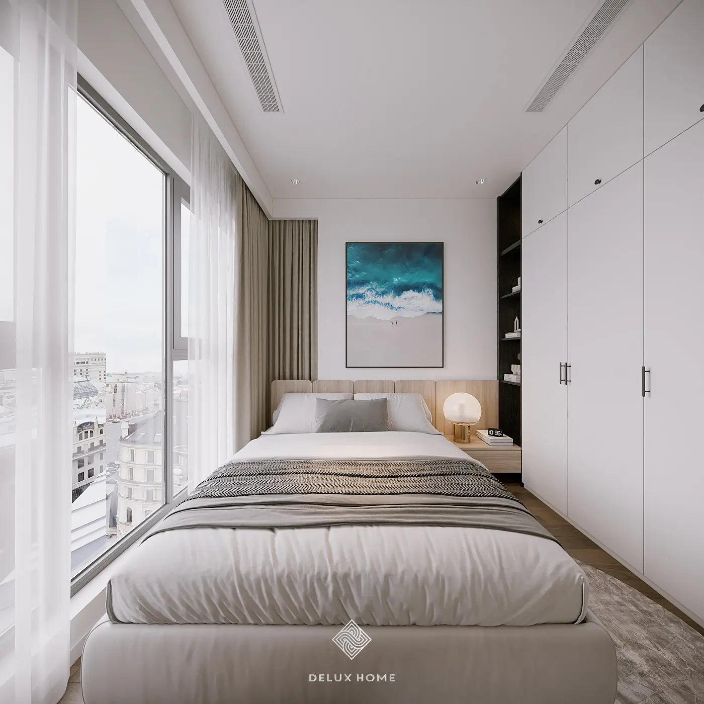dự án chung cư Masteri West Heights - anh Đạt - phòng ngủ master