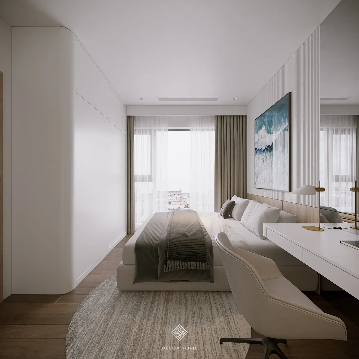 Dự án chung cư Masteri West Heights - anh Đạt - phòng ngủ master