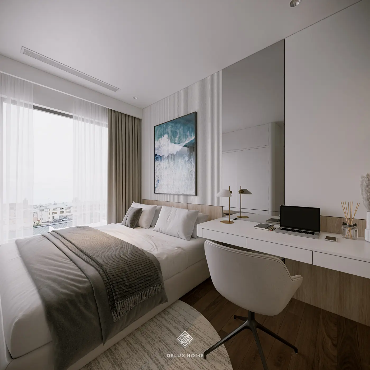 Dự án chung cư Masteri West Heights - anh Đạt - phòng ngủ master