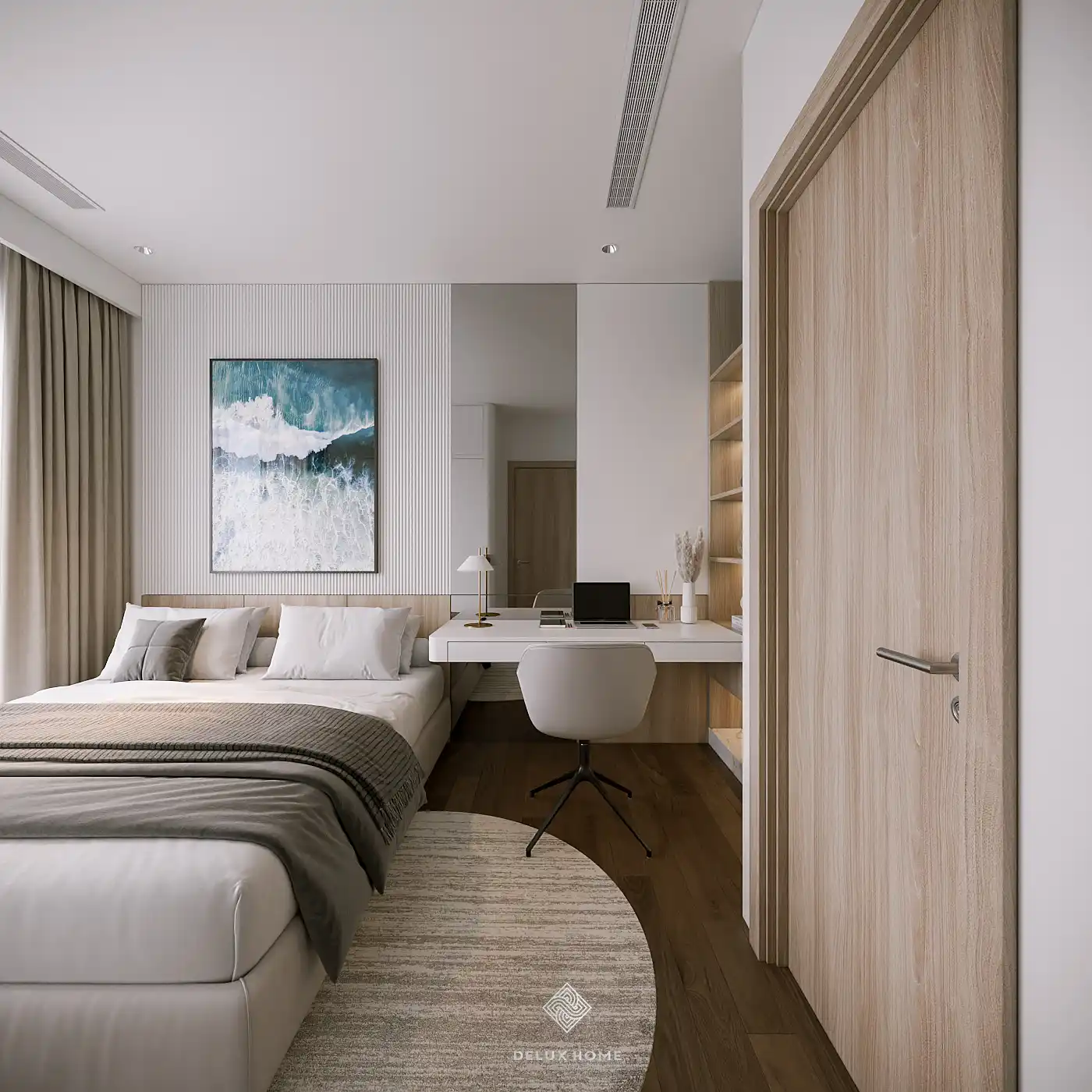 Dự án chung cư Masteri West Heights - anh Đạt - phòng ngủ master