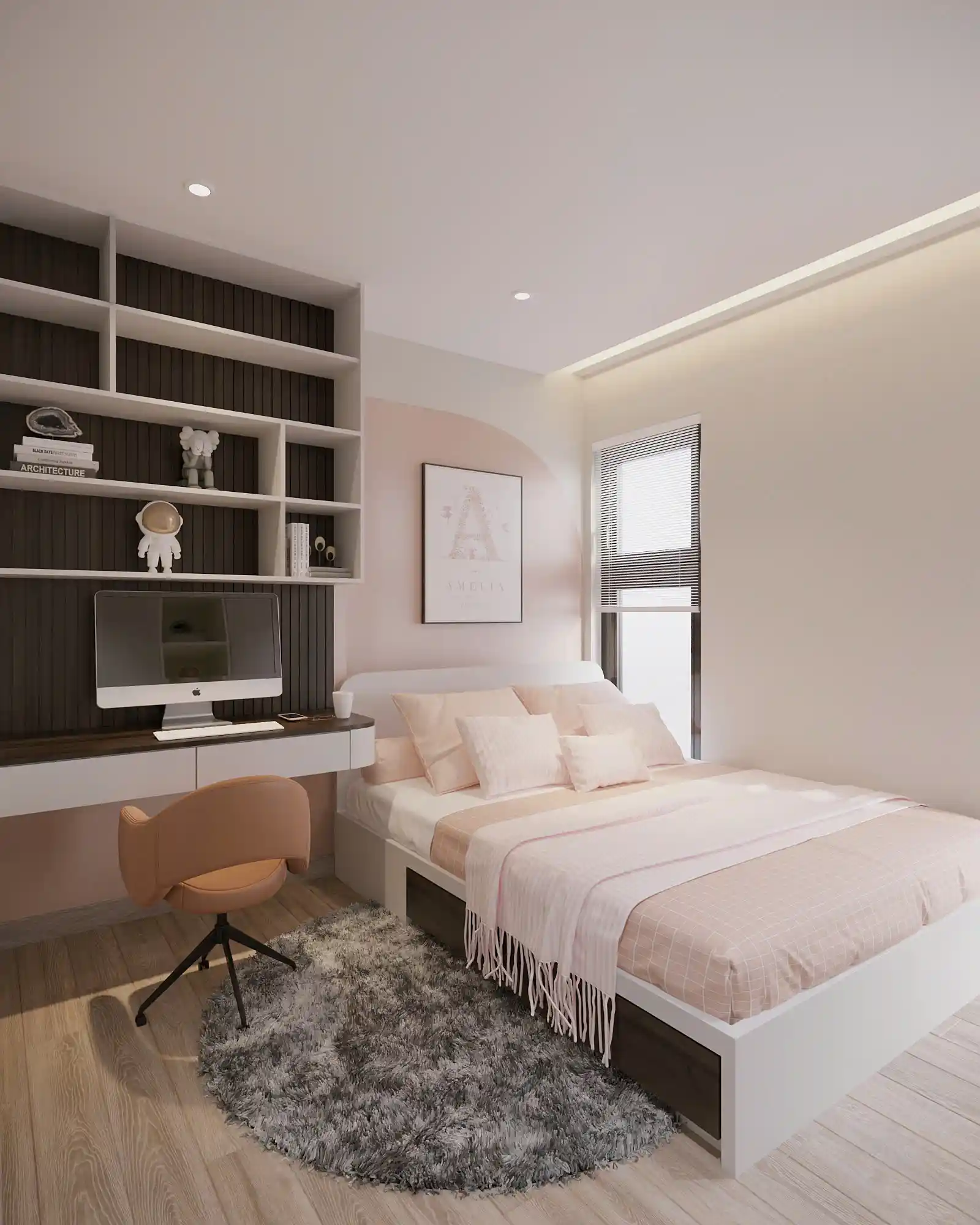 Dự án chung cư Moonloght An Lạc - chị Thu - phòng ngủ con gái