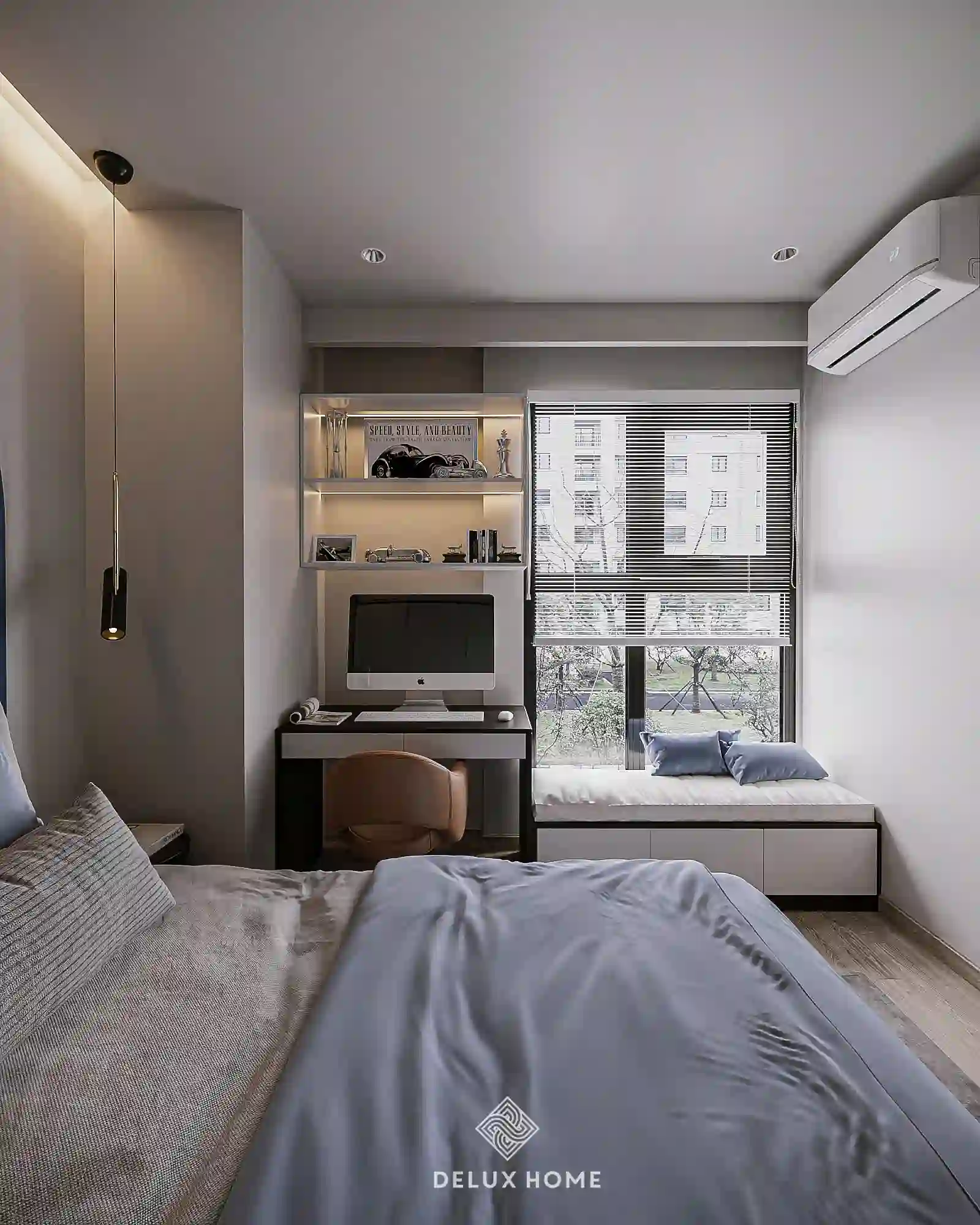 Dự án chung cư Moonloght An Lạc - chị Thu - phòng ngủ con trai