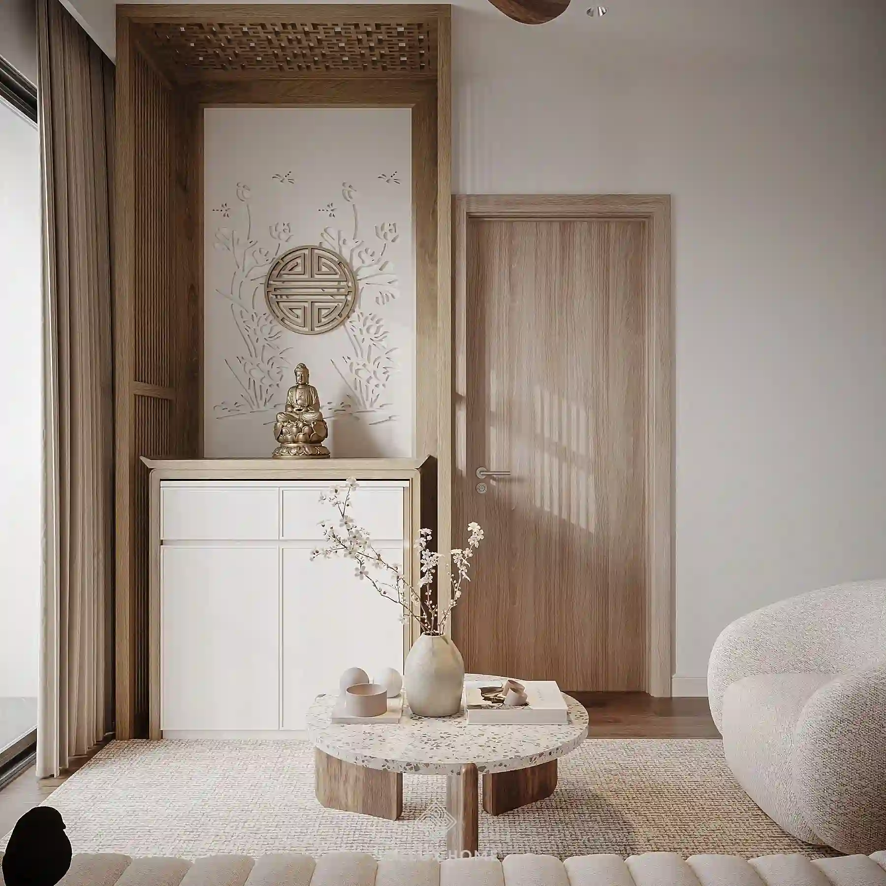 Dự án chung cư SA5 The Sakura - anh Hòa - phòng khách