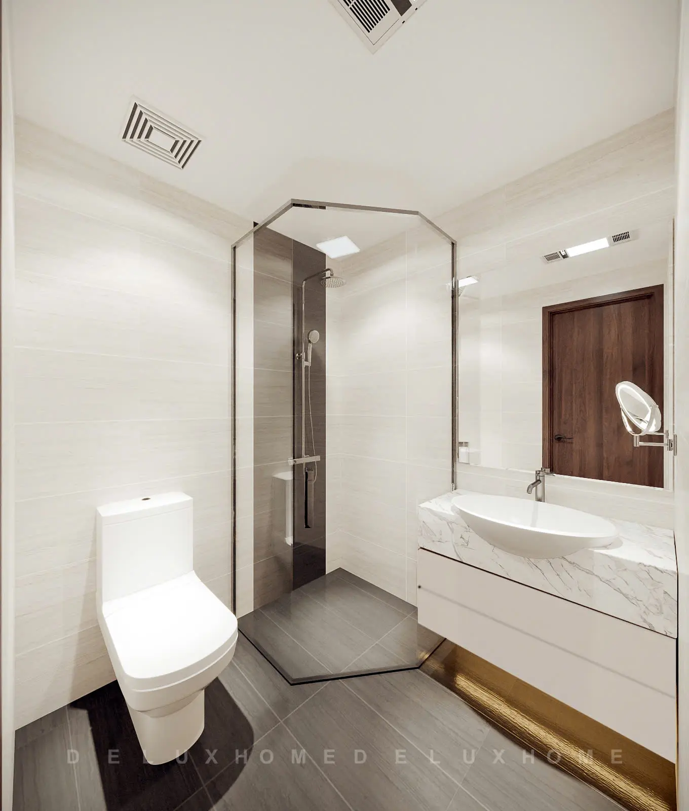 Dự án chung cư SA5 The Sakura - chị Hà - phòng tắm