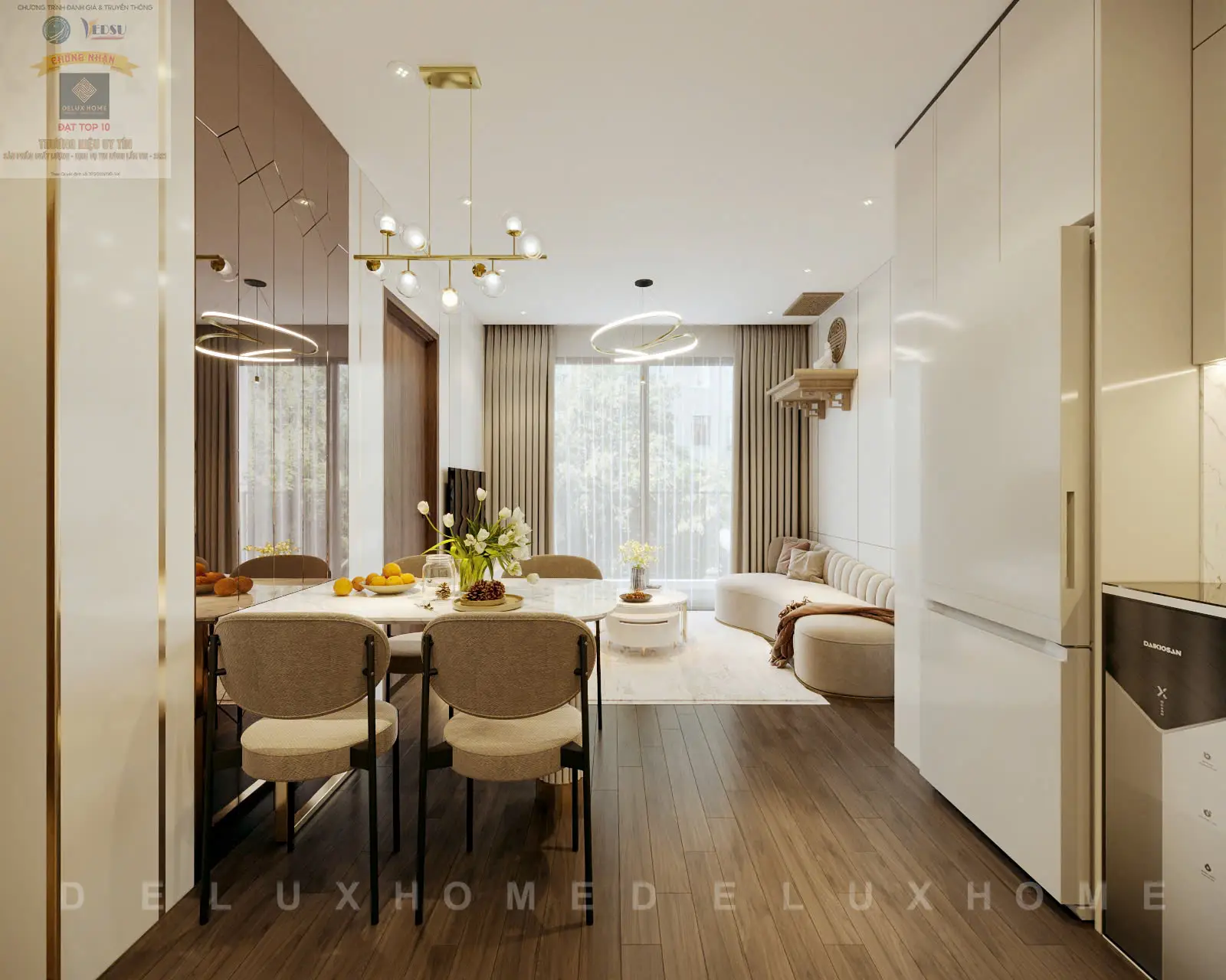 Dự án chung cư SA5 The Sakura - chị Hà - phòng bếp